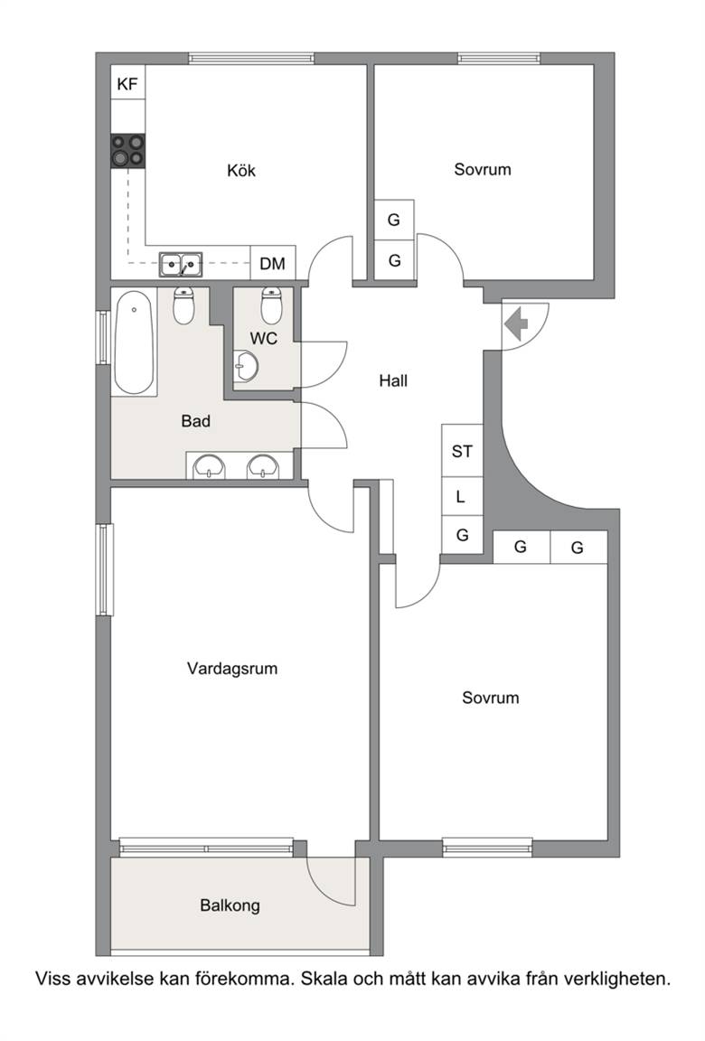 3 rum Lägenhet på Sörgården 123 bv. Sörgården Vallentuna kommun - bild 24