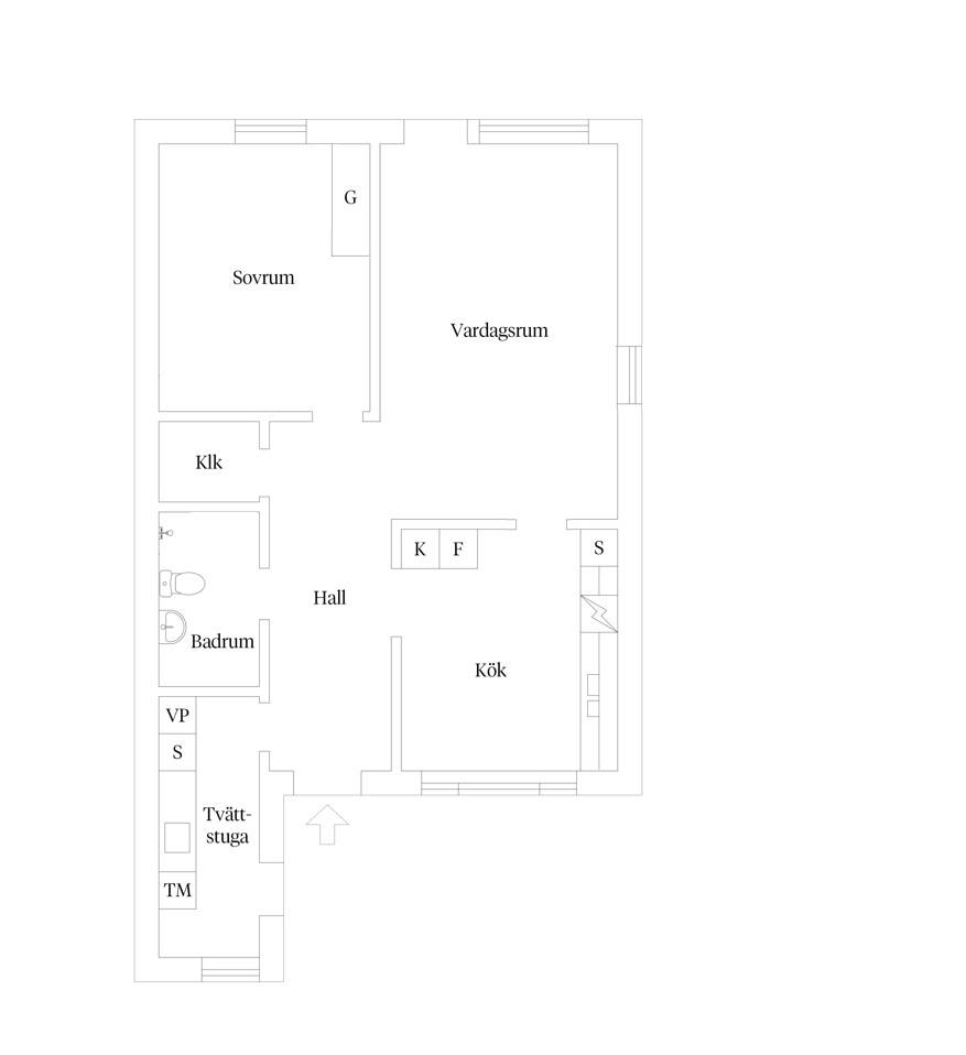 2 rum Lägenhet på Egnahemsgatan 12A Norrsundet Gävle kommun - bild 18