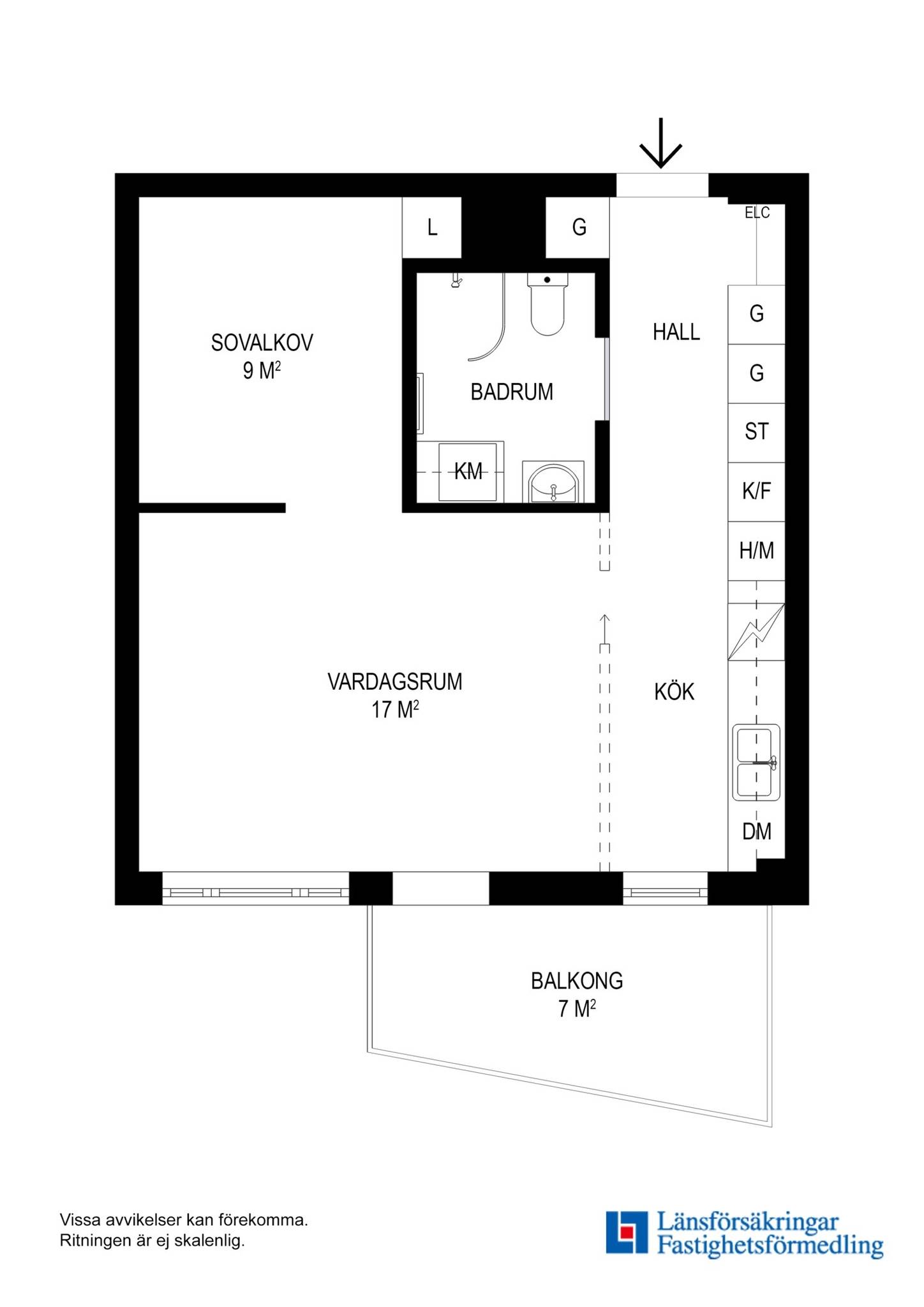 1 rum Lägenhet på Fridensborgsvägen 127 Järvastaden Solna kommun - bild 21