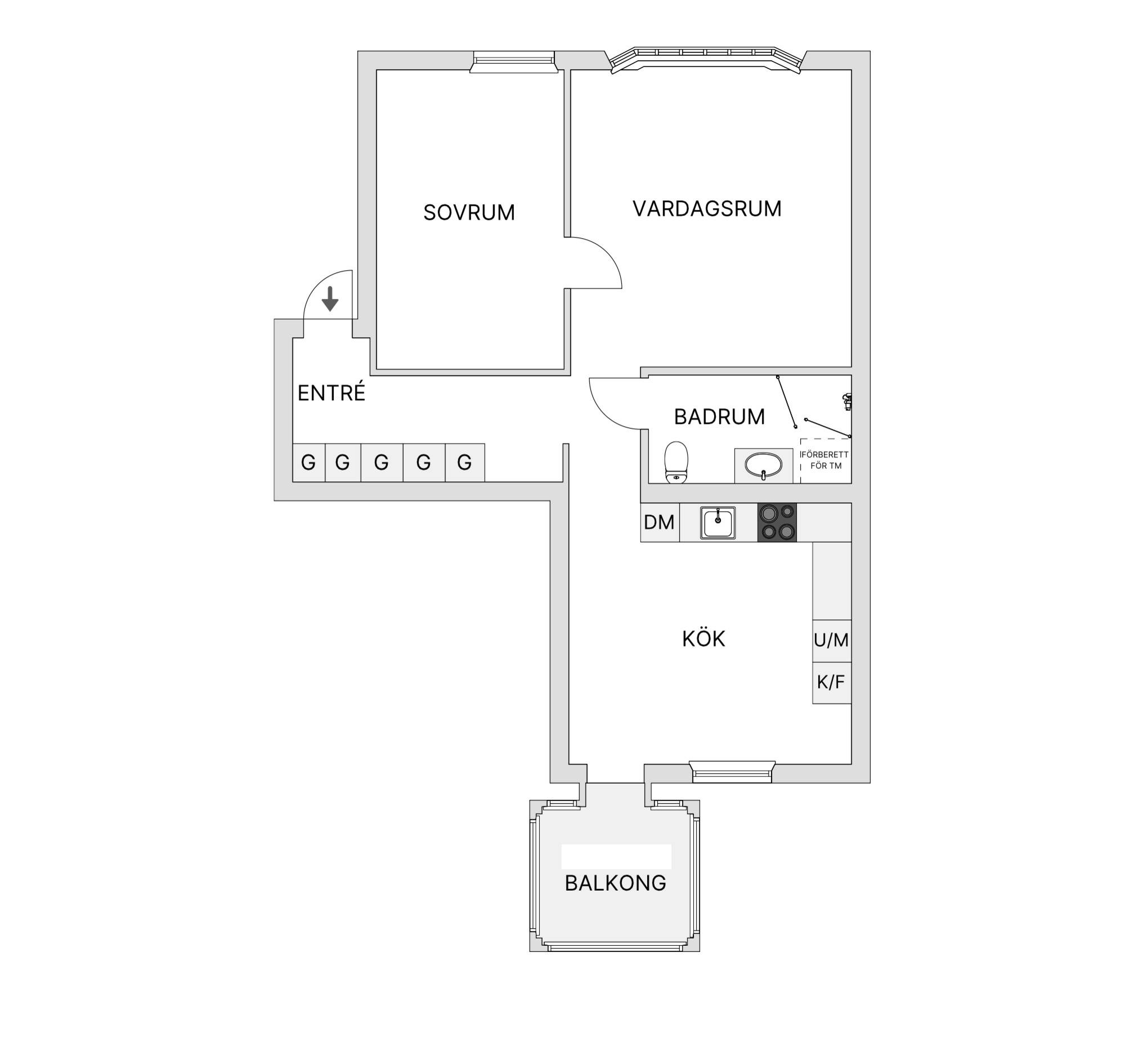 2 rum Lägenhet på Ringvägen 41A Södermalm - Zinkensdamm Stockholms kommun - bild 38