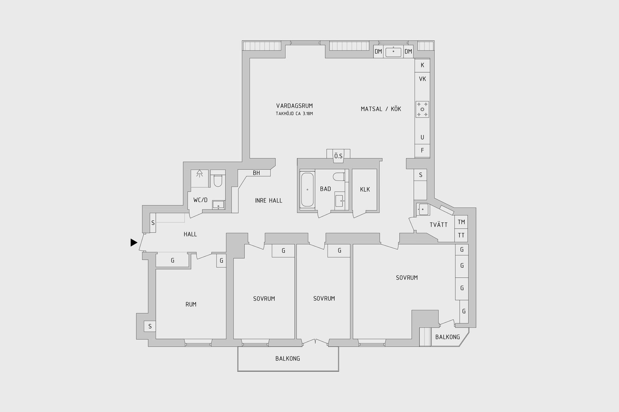 5 rum Lägenhet på Eriksbergsgatan 1B Östermalm Stockholms kommun - bild 27