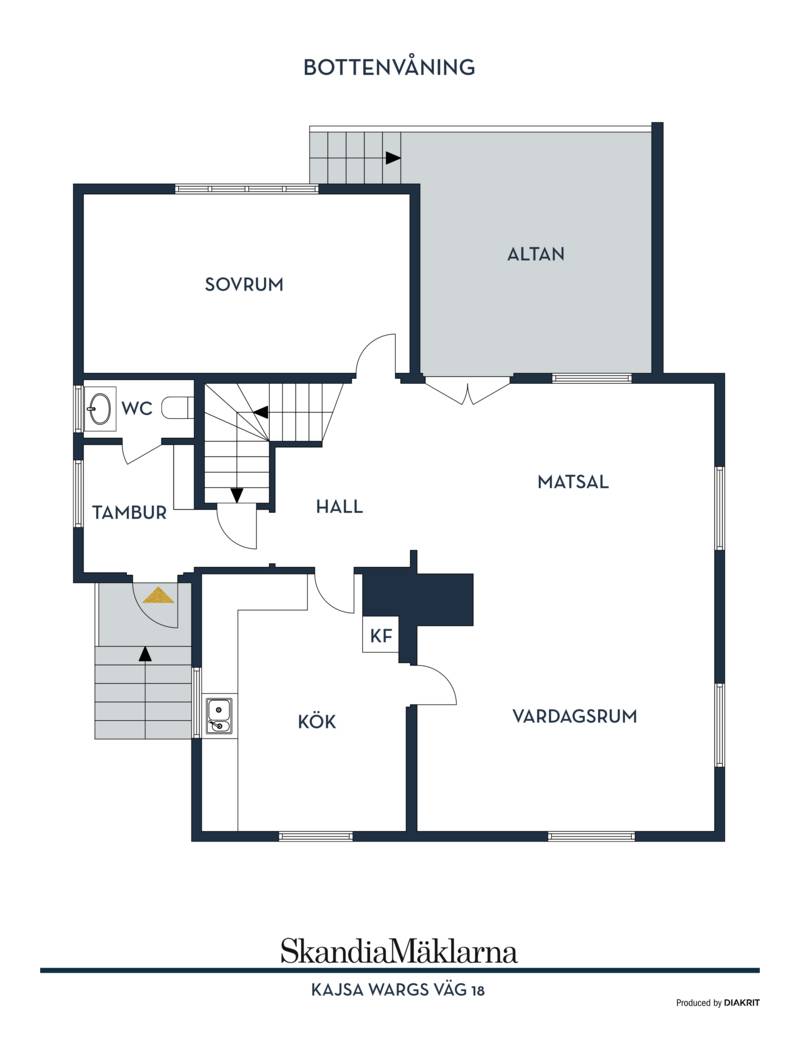 7 rum Villa på Kajsa Wargs väg 18 Enskede/Kärringstan Stockholms kommun - bild 56