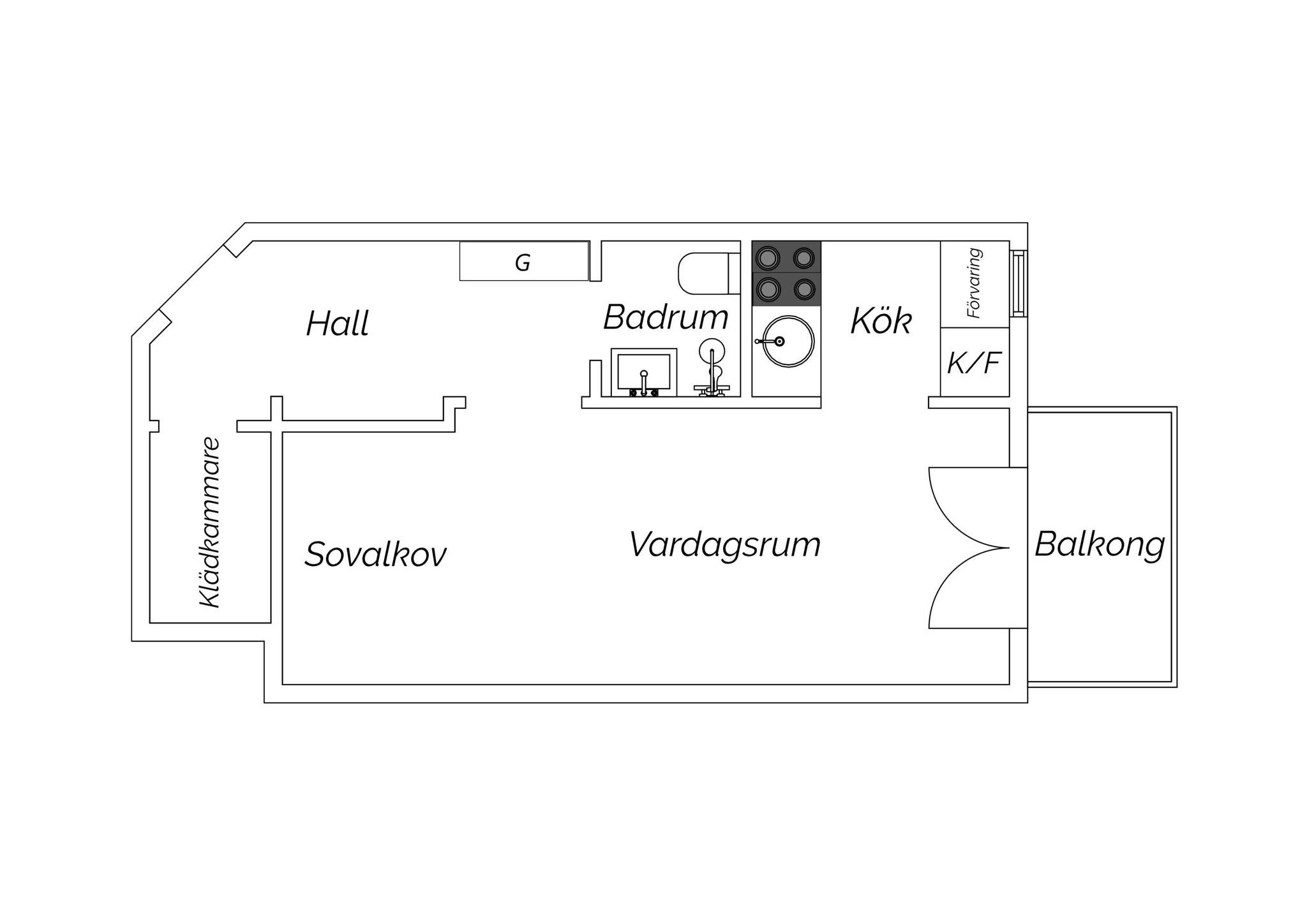 1 rum Lägenhet på Ola Hanssonsgatan 3, Vån 2 Kristineberg Stockholms kommun - bild 20