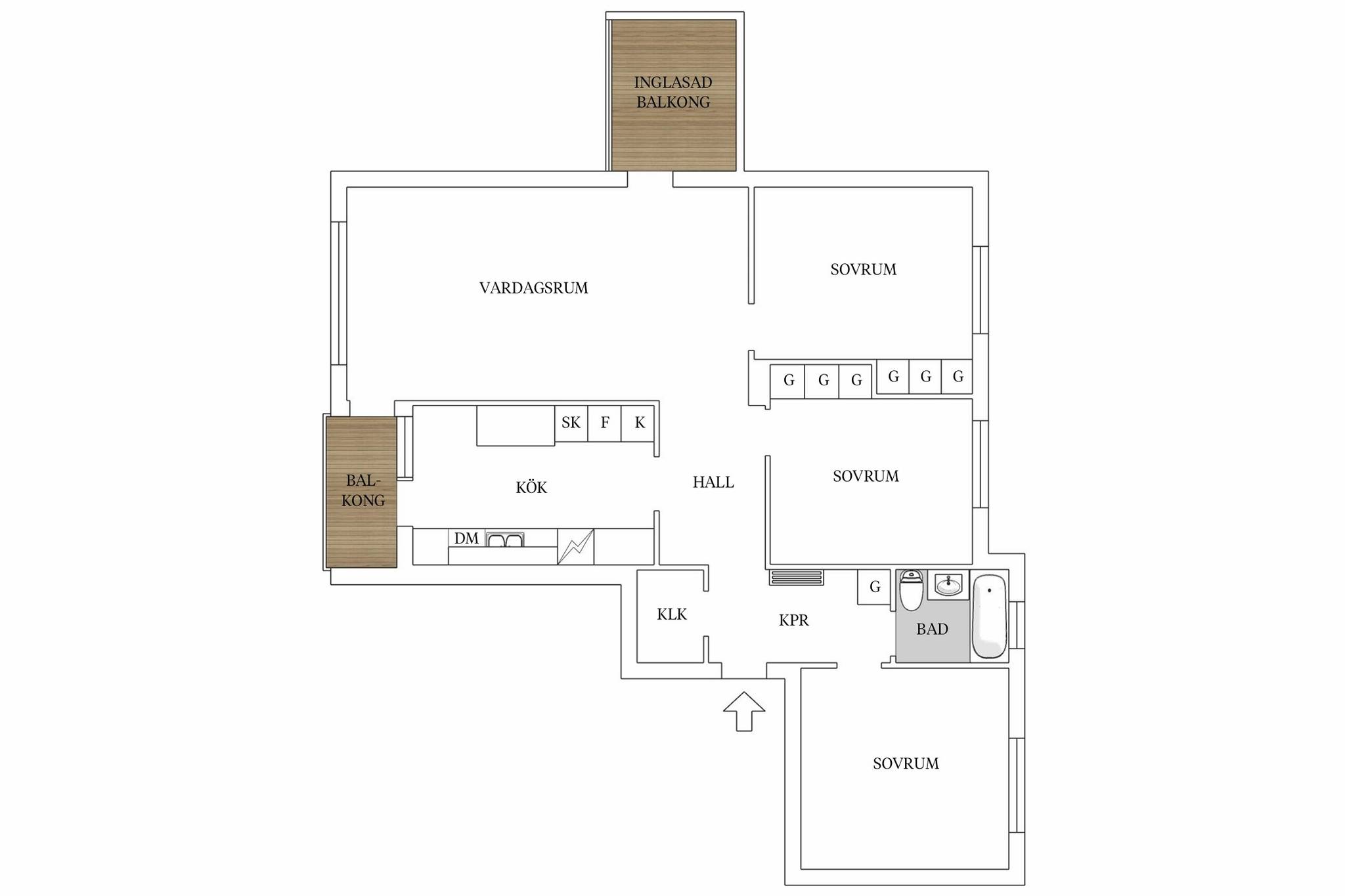 4 rum Lägenhet på Verkmästargatan 5B Salabacke Uppsala kommun - bild 29