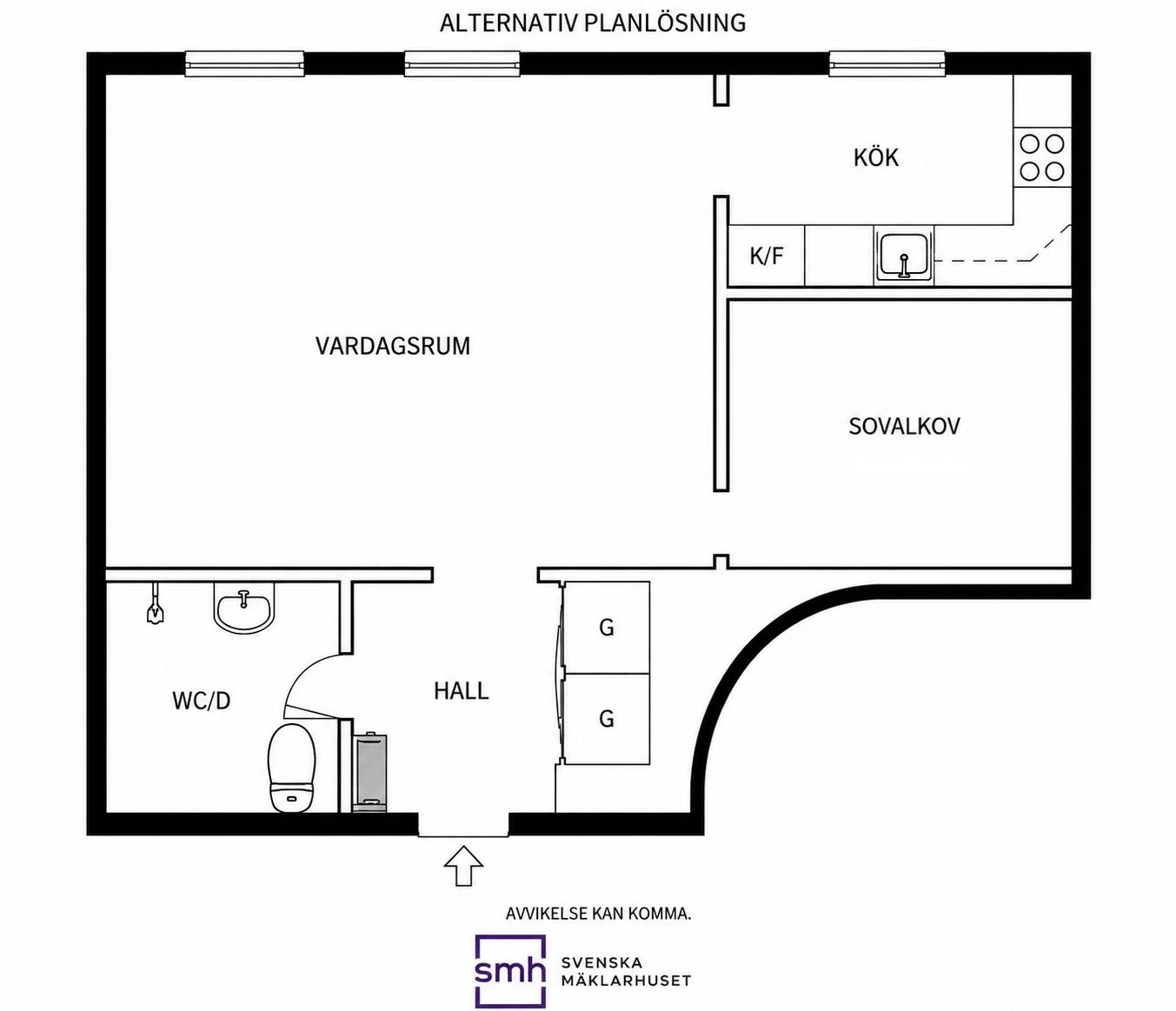 1 rum Lägenhet på Domkyrkoesplanaden 9 City Västerås kommun - bild 23