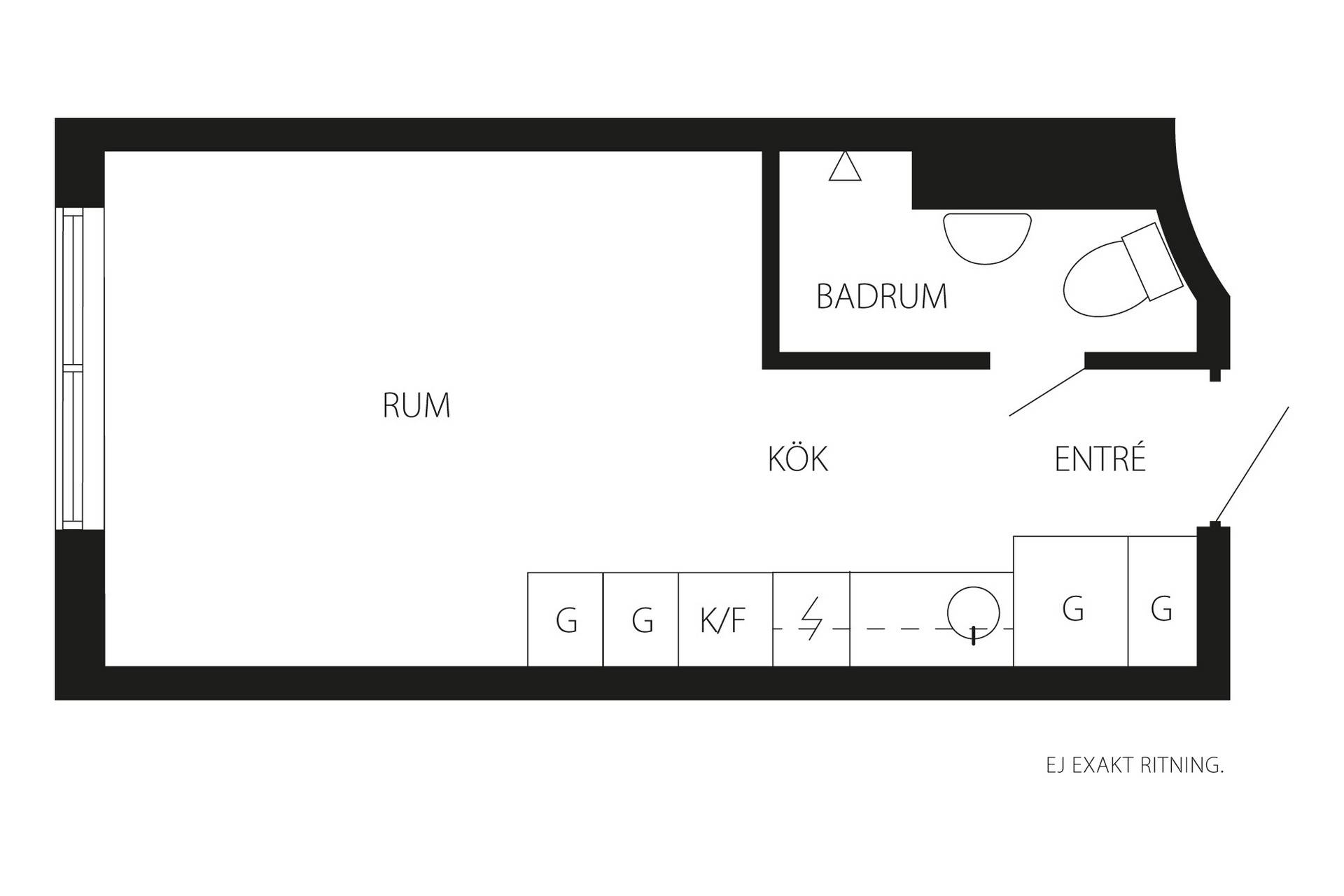 1 rum Lägenhet på Oxenstiernsgatan 37 Östermalm Stockholms kommun - bild 16