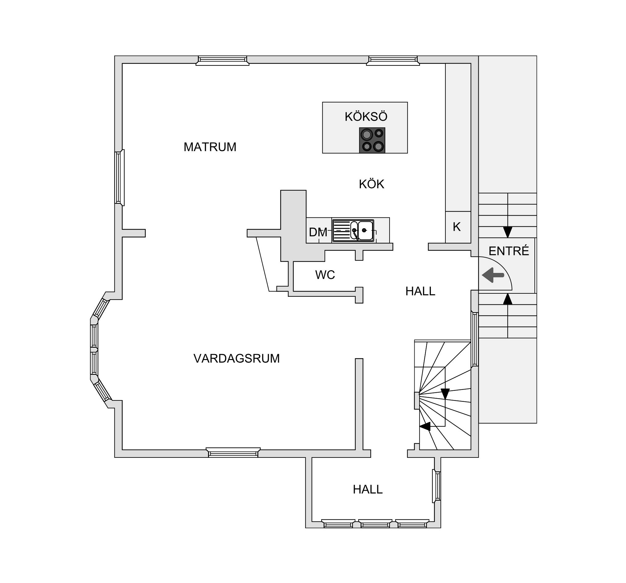 5 rum Villa på Bergsgatan 3A Östermalm Luleå kommun - bild 54