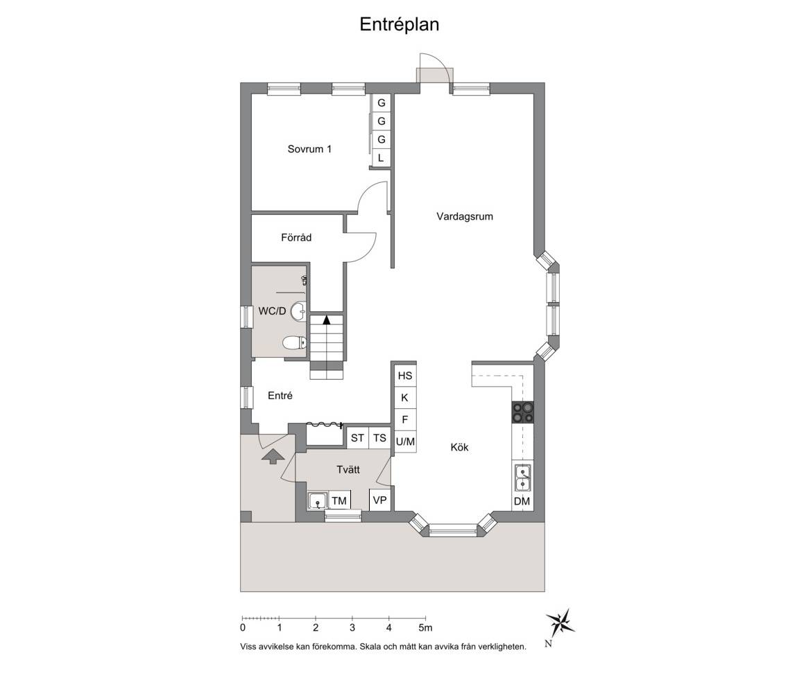 6 rum Villa på Hjortängsvägen 44 Hjortängen Nacka kommun - bild 32