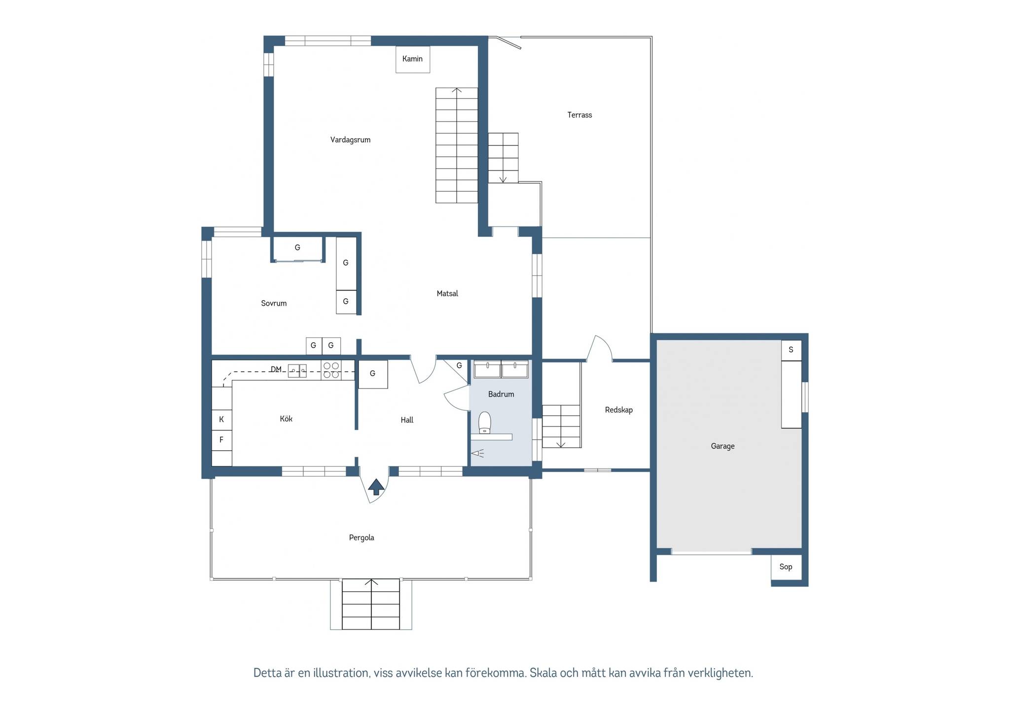 5 rum Villa på Nybovägen 11 Värsås Skövde kommun - bild 31