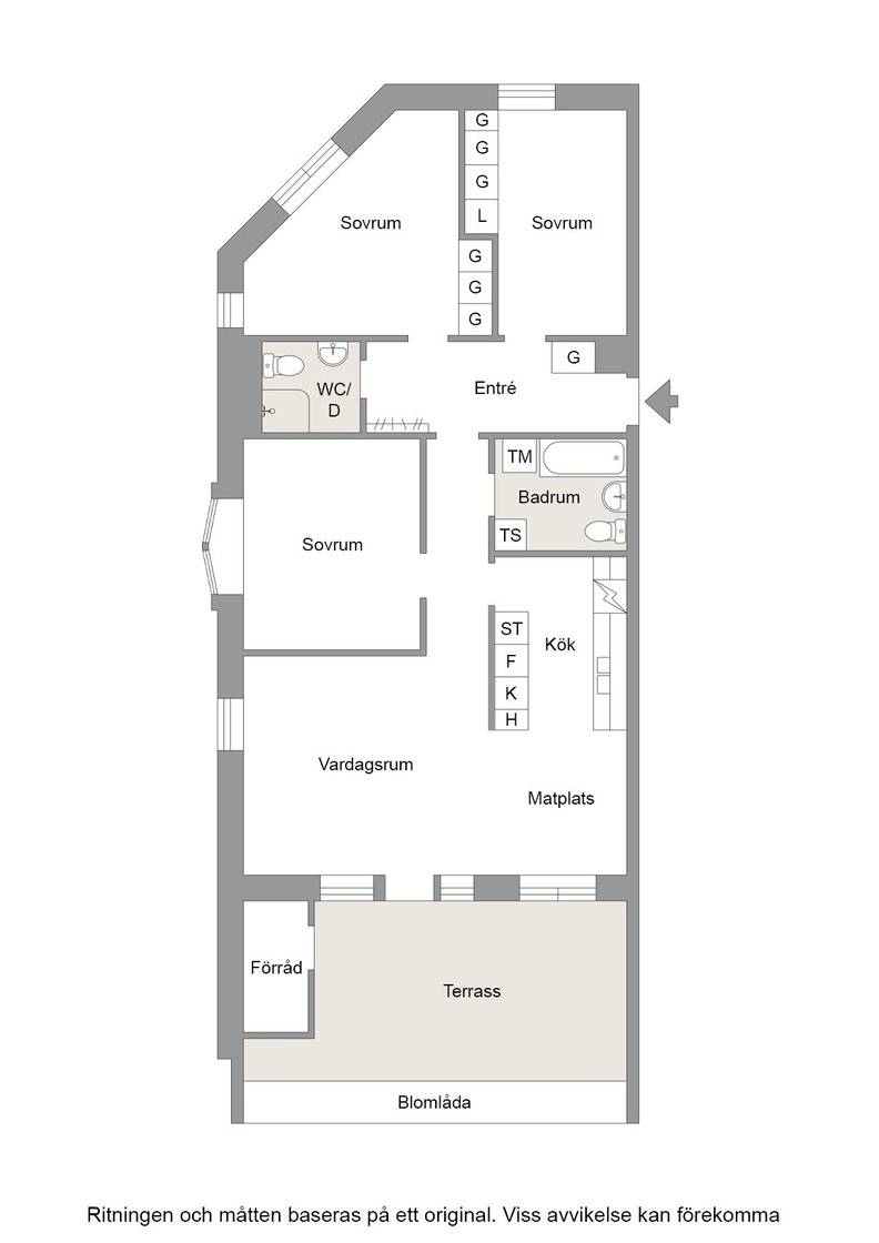 4 rum Lägenhet på Köpmangatan 34A Timrå Timrå kommun - bild 23