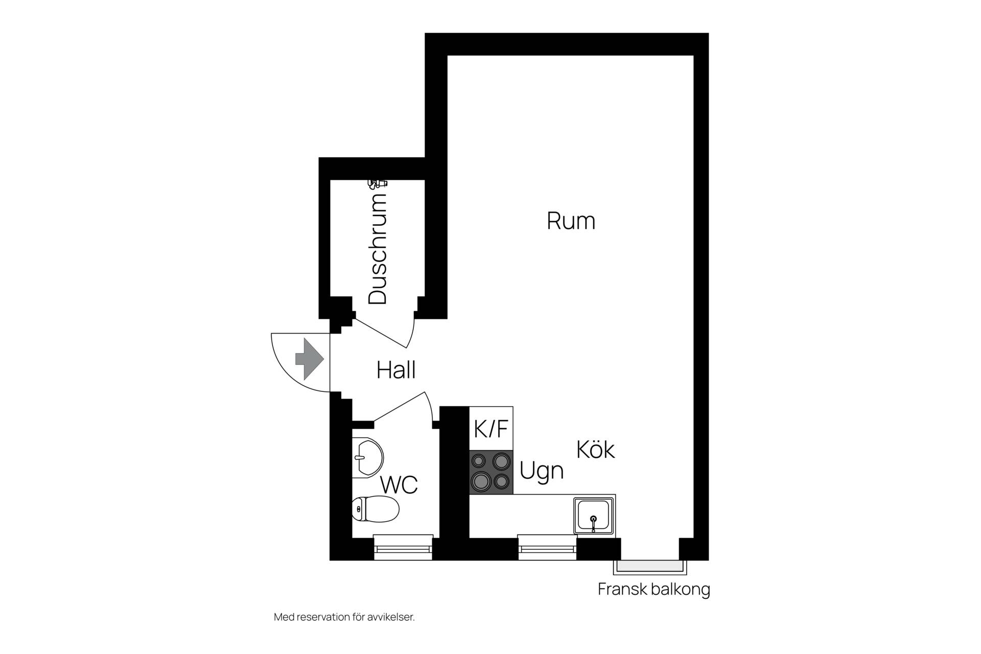 1 rum Lägenhet på Hamngatan 62A Centrala Vaxholm Vaxholms kommun - bild 6