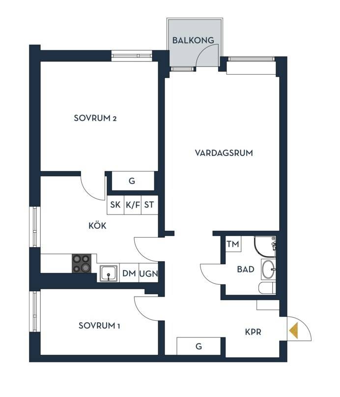 3 rum Lägenhet på Ulvsbygatan 31 Norrstrand Karlstads kommun - bild 22