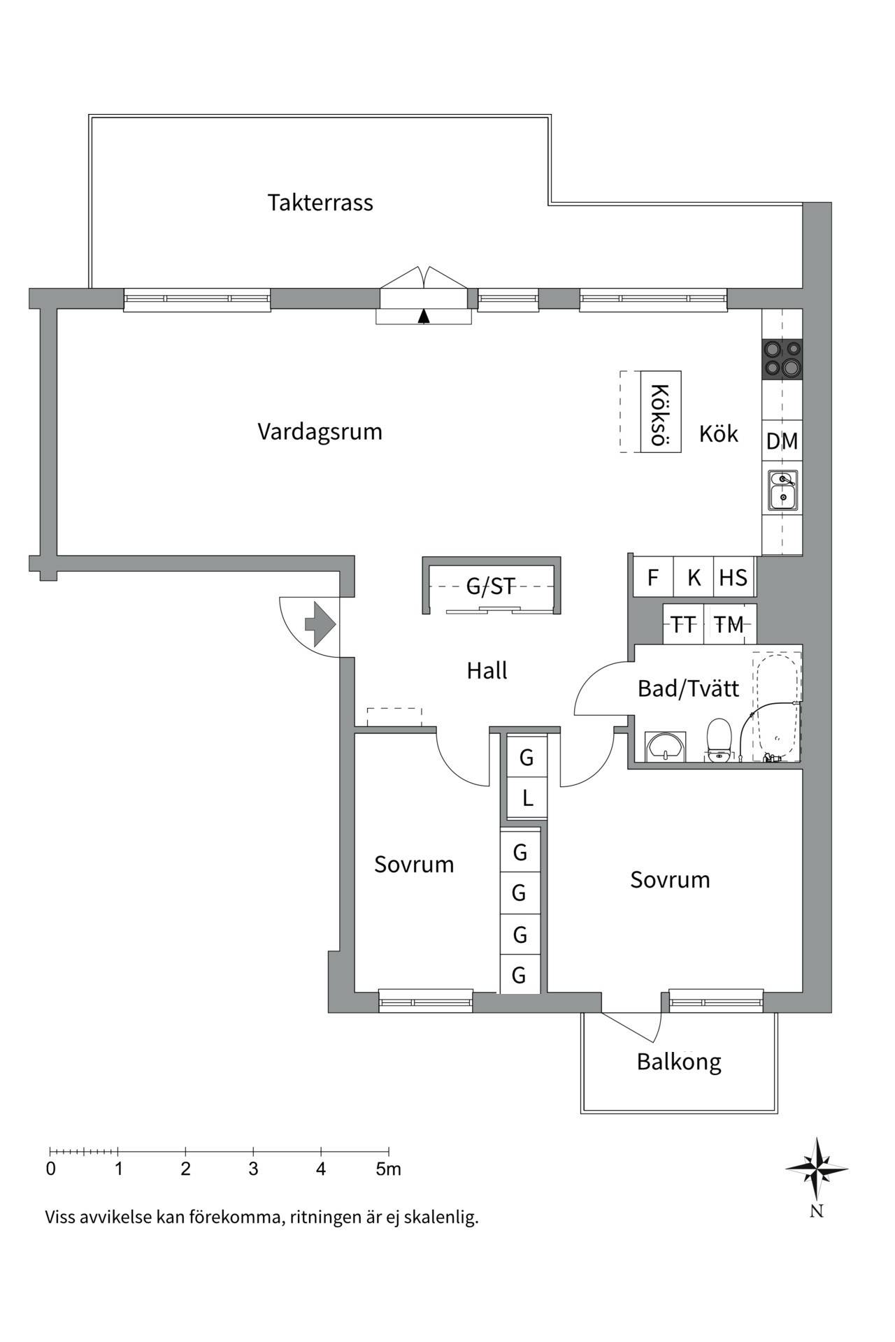3 rum Lägenhet på Portalgatan 37 Kapellgärdet Uppsala kommun - bild 61