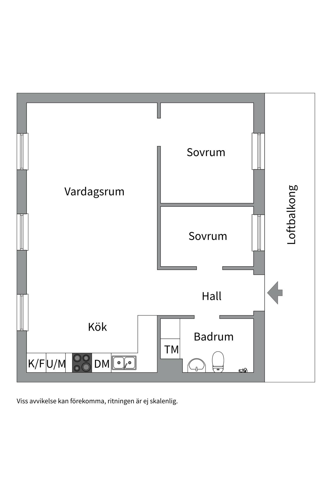 3 rum Lägenhet på Lovisebergsvägen 2C Karlsdal Västerås kommun - bild 24