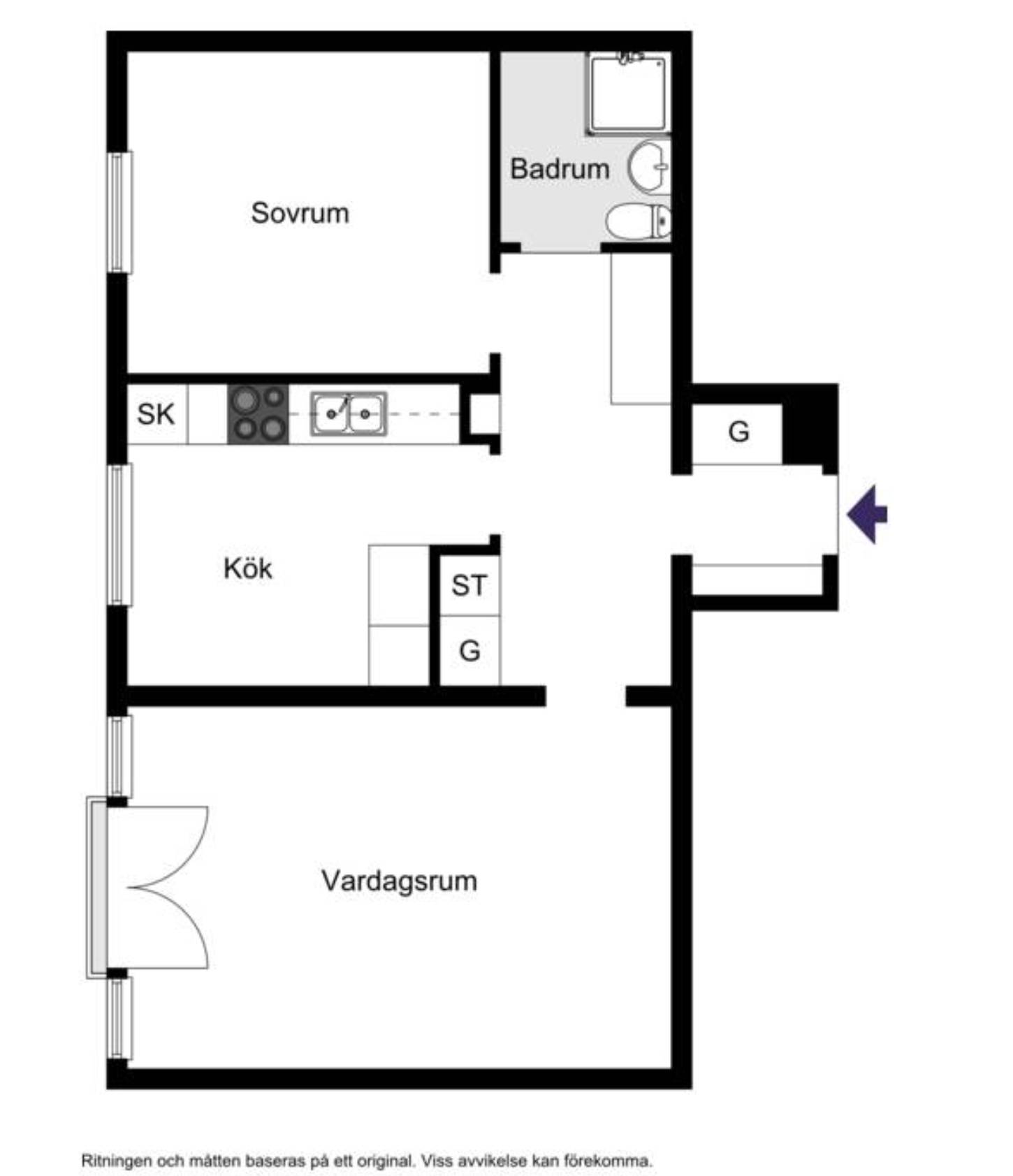 2 rum Lägenhet på Brommavägen 8 Vireberg Solna kommun - bild 17