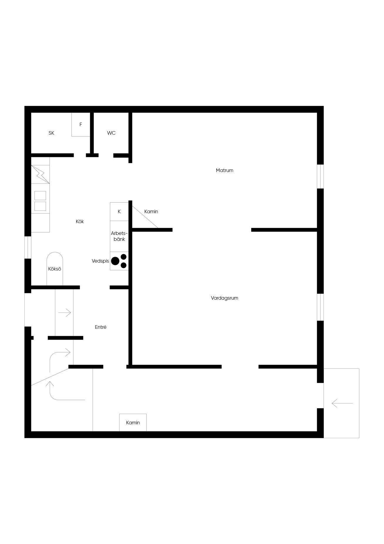 160 m² Kedjehus på Kronvägen 1 Lunde Härnösands kommun - bild 4