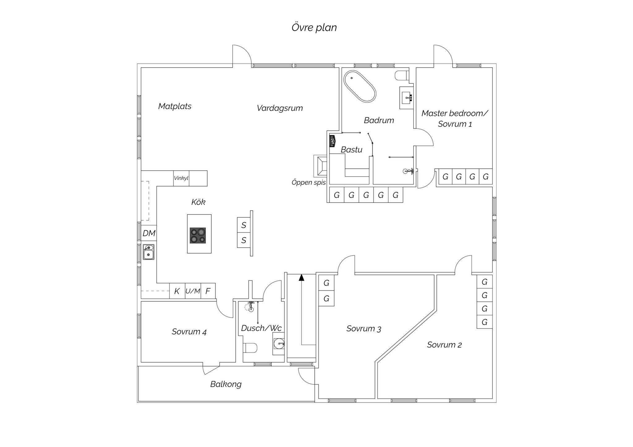 8 rum Villa på Evalundsvägen 6 Älta - Älta gård Nacka kommun - bild 71