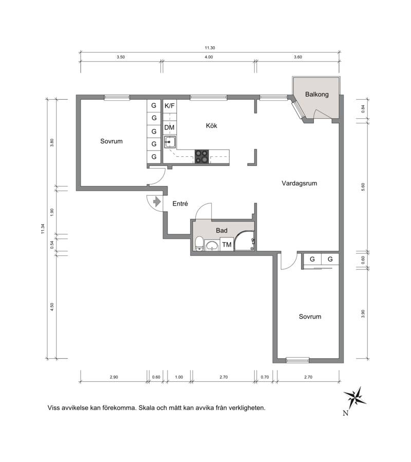 3 rum Lägenhet på Västerbogatan 5B Hässleholm - Fredentorp Hässleholms kommun - bild 21