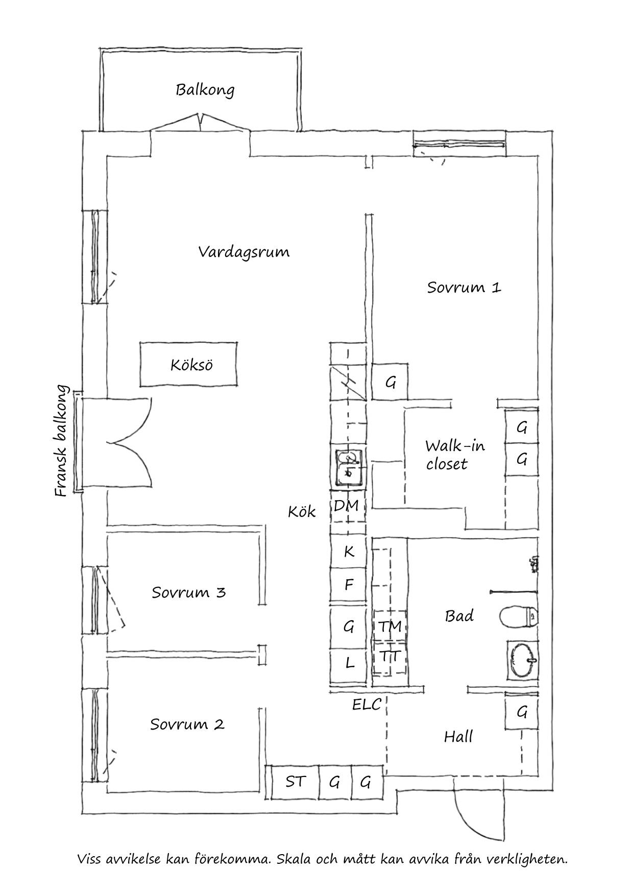 4 rum Lägenhet på S:t Göransgatan 26D Fålhagen Uppsala kommun - bild 34