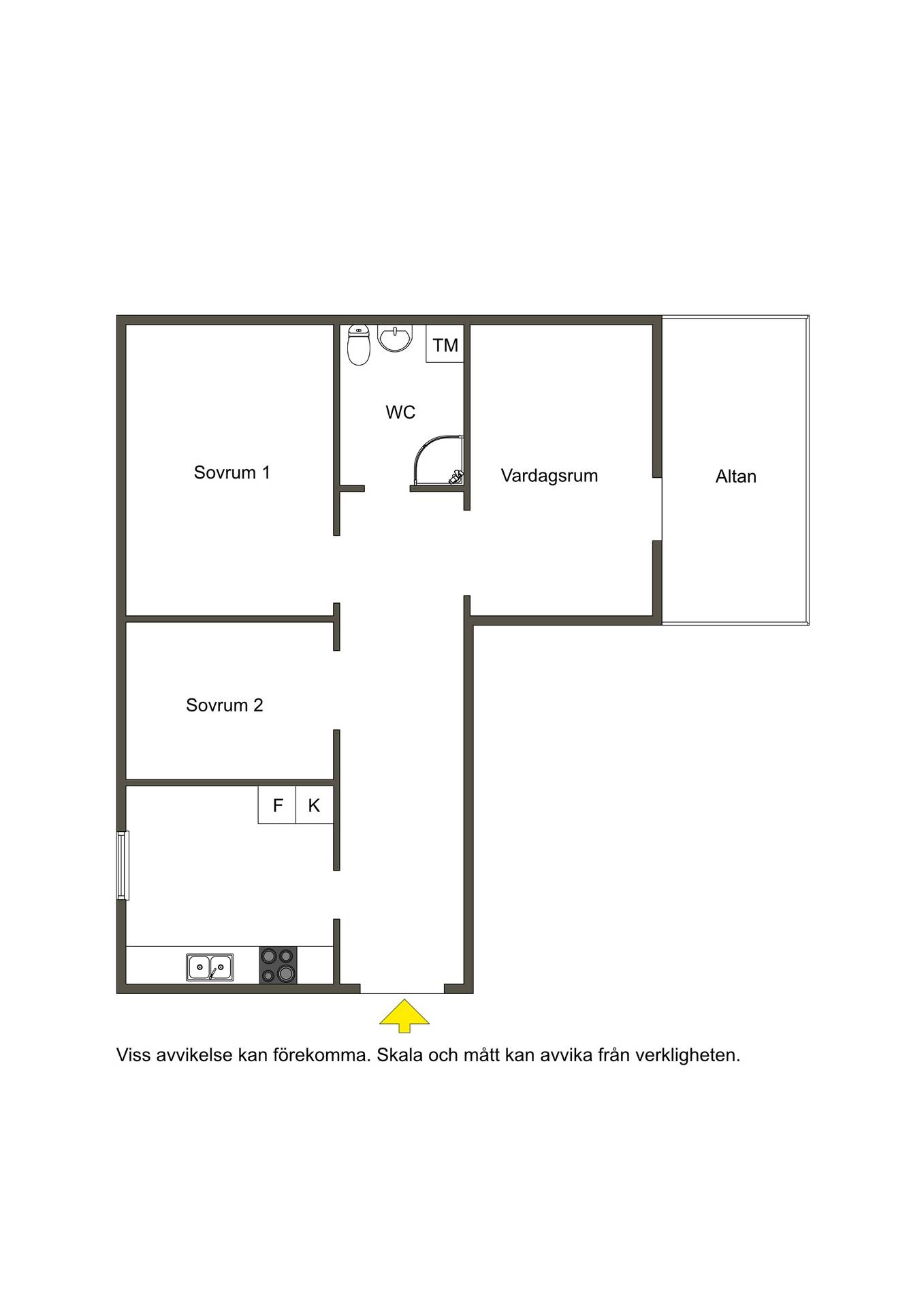 3 rum Lägenhet på Gussarvsgatan 16B Centrala Hedemora Hedemora kommun - bild 16