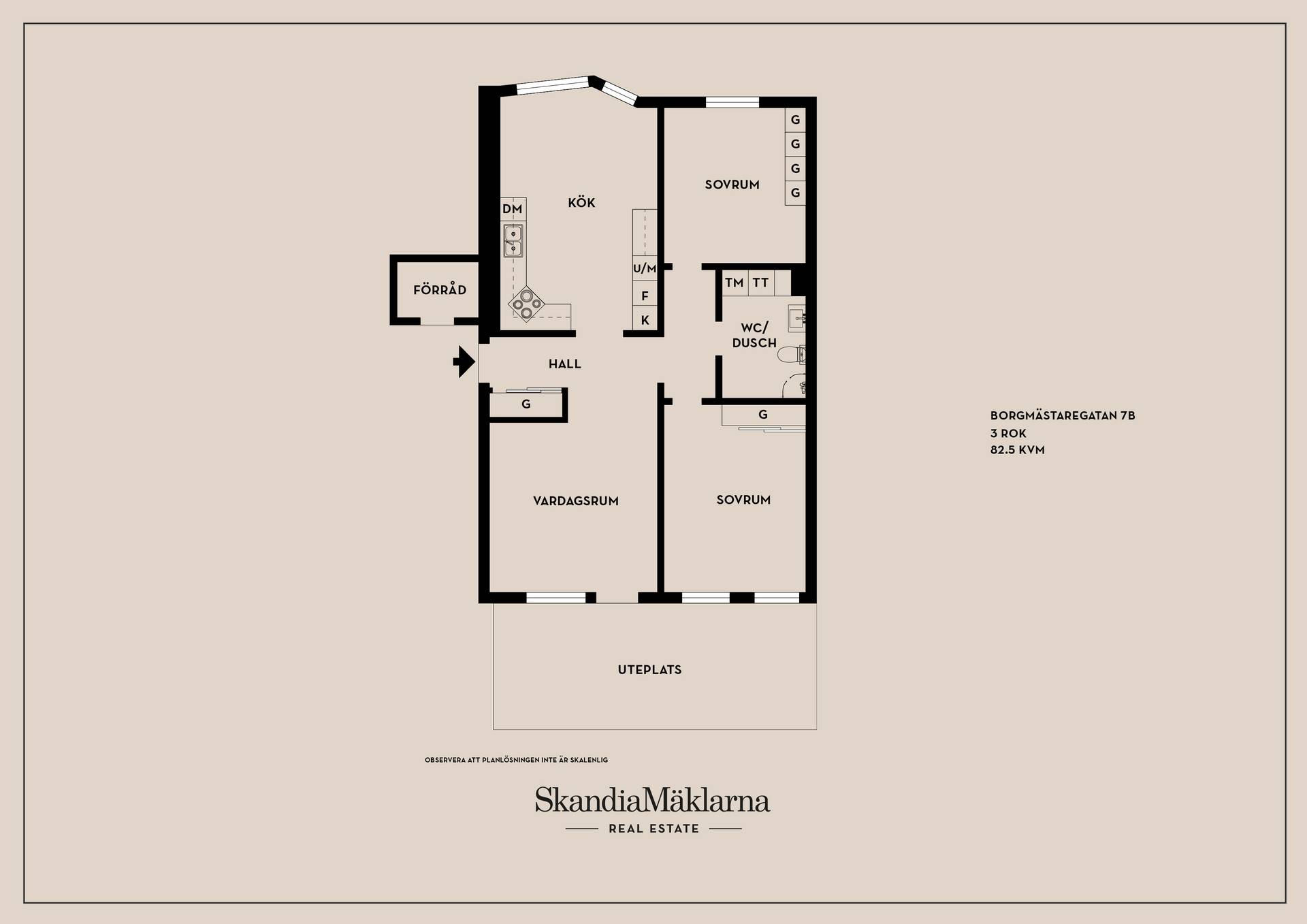 3 rum Lägenhet på Borgmästaregatan 7B Centralt Linköpings kommun - bild 24