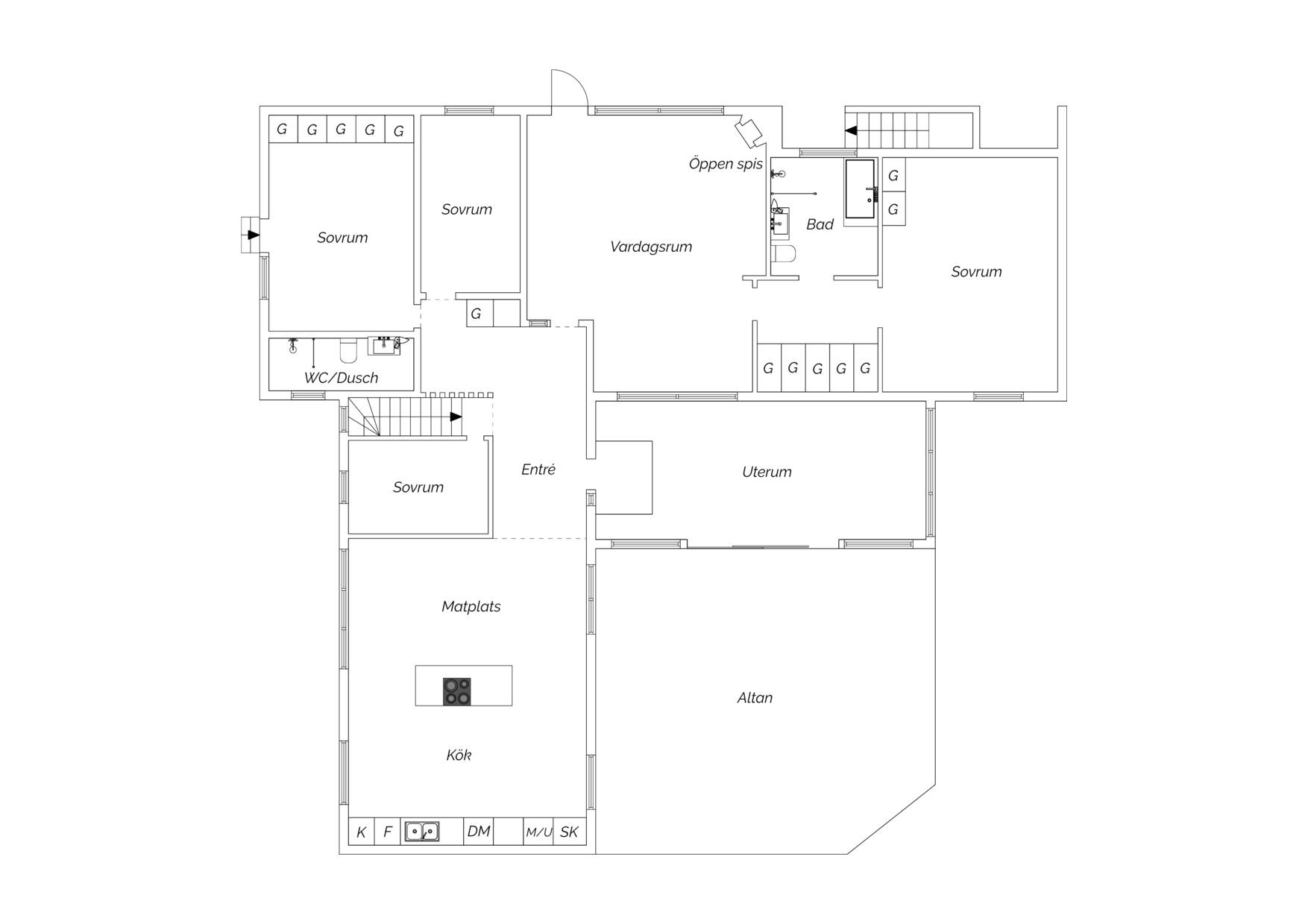 8 rum Villa på Fridhemsvägen 30 Kullavik Kungsbacka kommun - bild 50