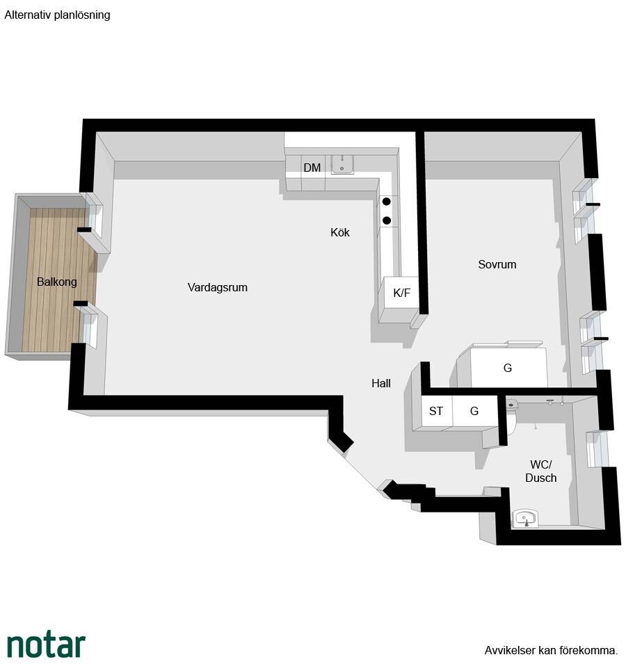 1 rum Lägenhet på Bergslagsvägen 37 Bromma Brommaplan Stockholms kommun - bild 12