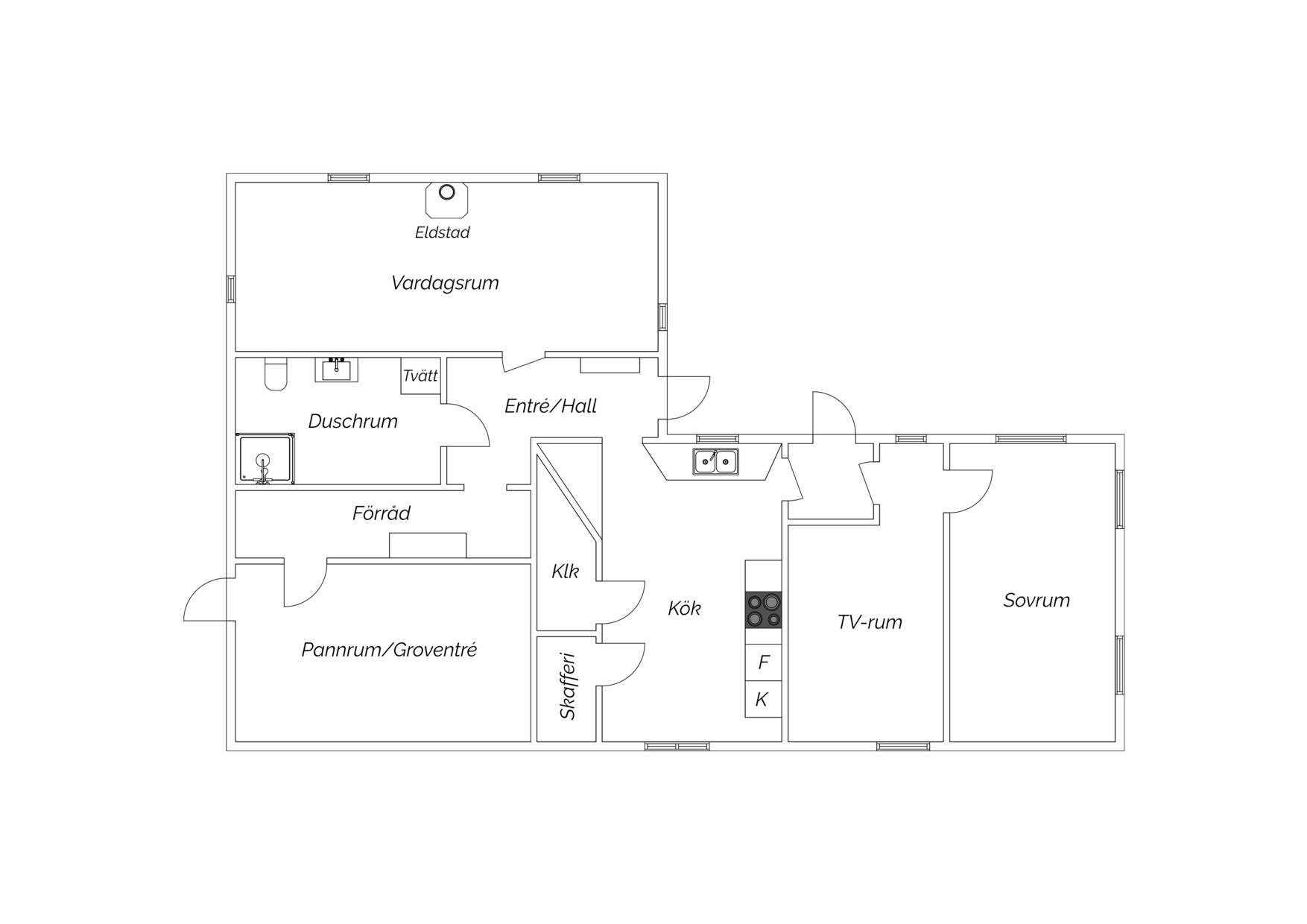 3 rum Villa på Pregestadsvägen 184 Vollsjö Sjöbo kommun - bild 26
