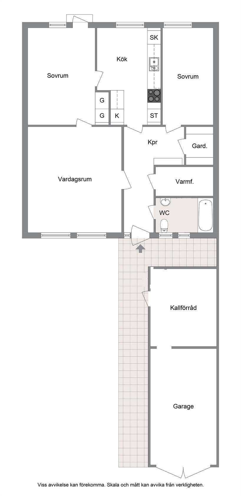 3 rum Lägenhet på Baldersvägen 14A Bålsta - Uppåkra Håbo kommun - bild 19