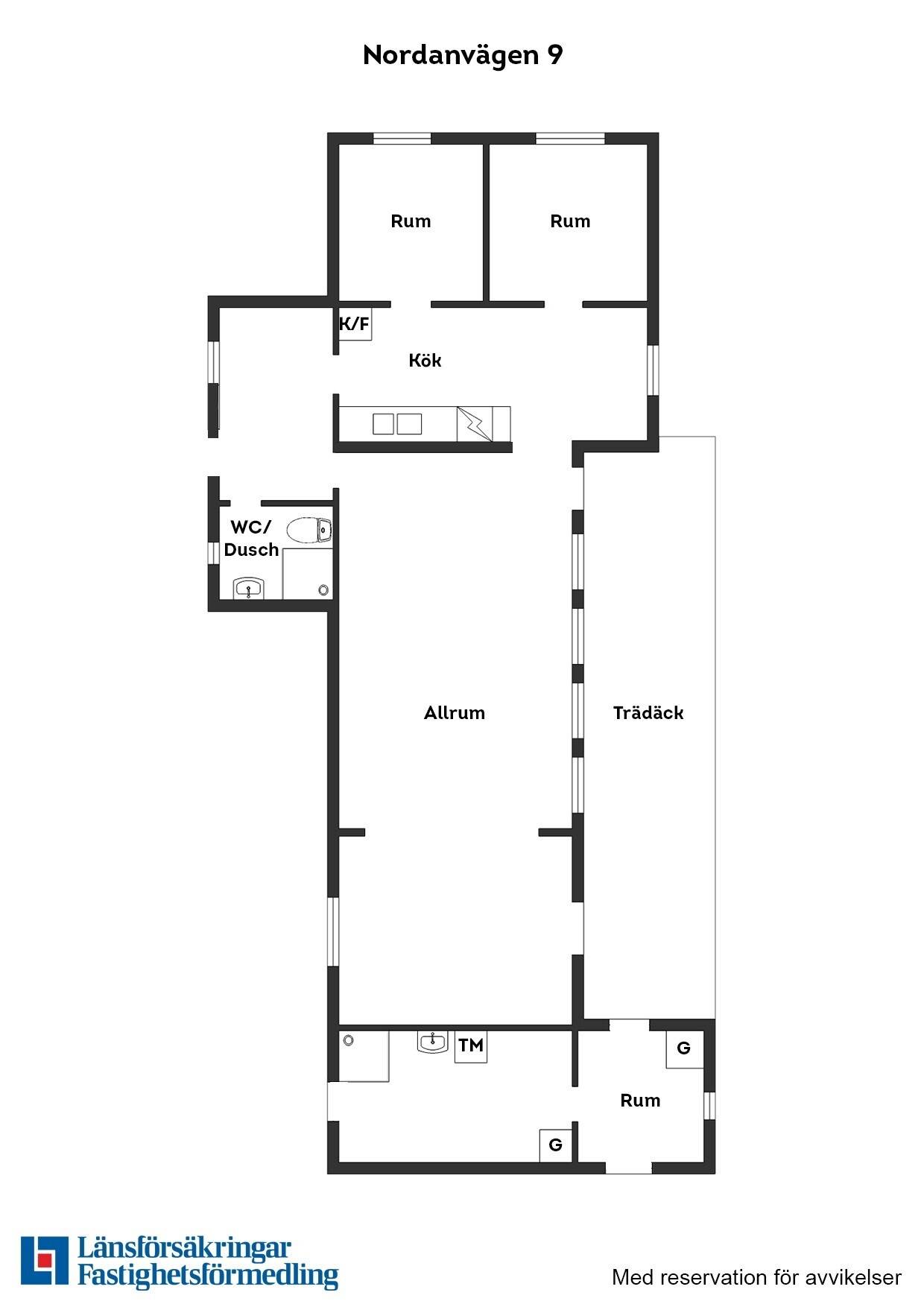 3 rum Villa på Nordanvägen 9 Smedjeåområdet Laholms kommun - bild 27