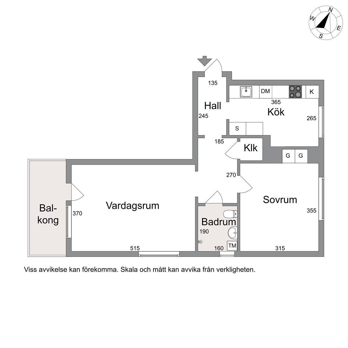 2 rum lägenhet på Vänortsgatan 12A Bosgården, Mölndals kommun - bild 2