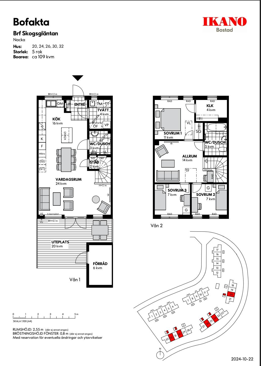 5 rum Radhus på Boplatsringen 79D Älta Nacka kommun - bild 24