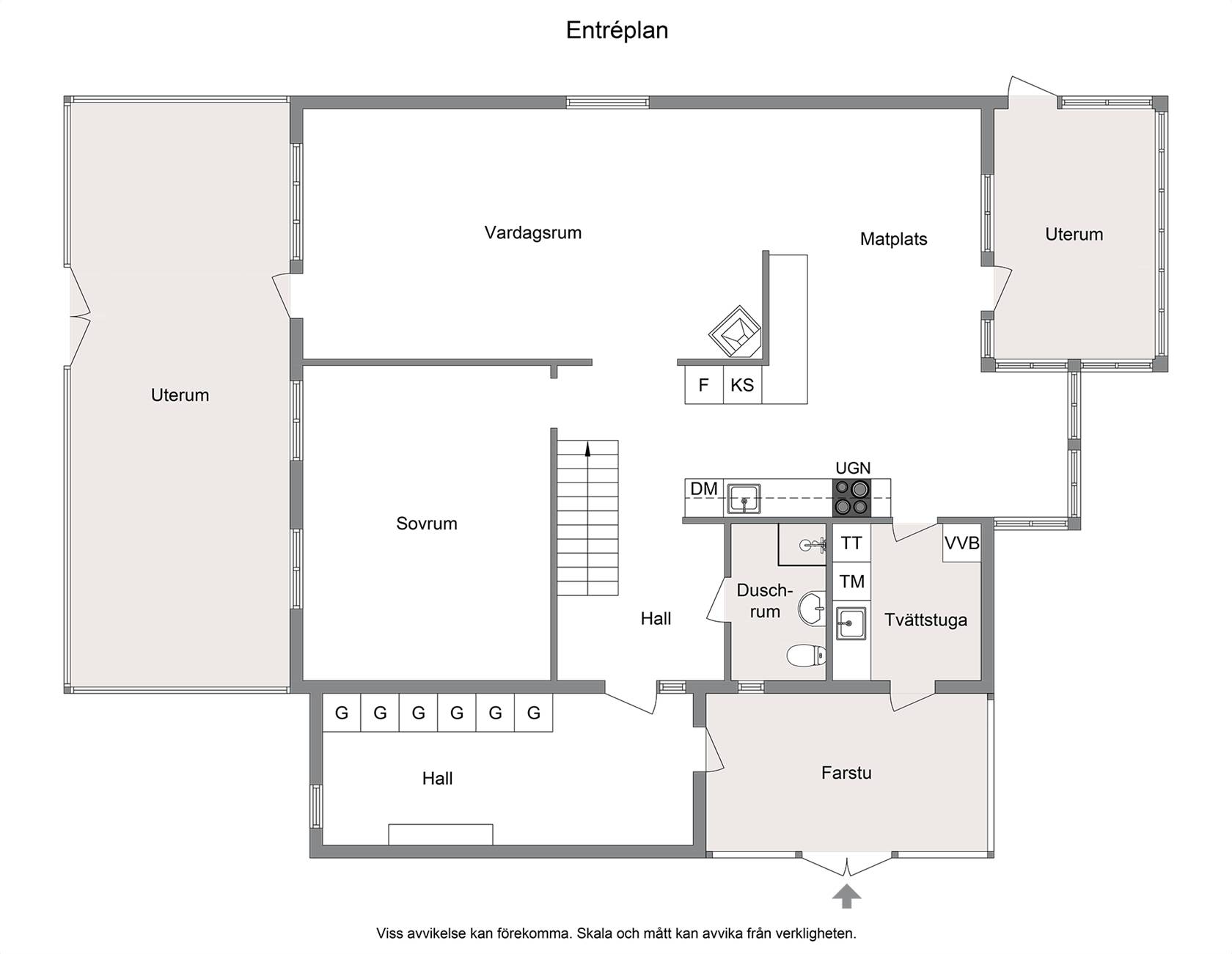 5 rum Villa på Dagsverkarens väg 3 Skokloster - Slottsskogen Håbo kommun - bild 41
