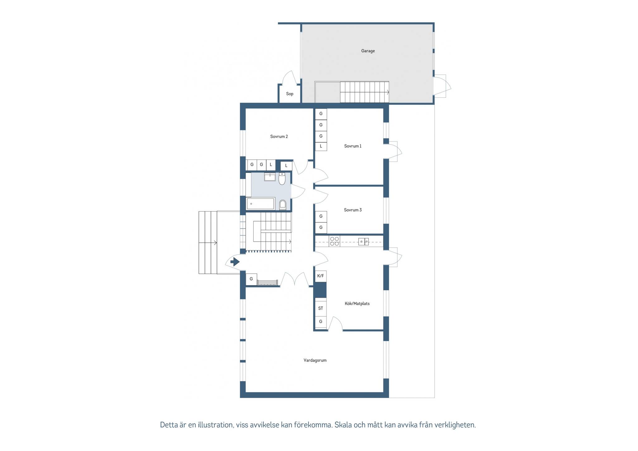 4 rum Villa på Hamrarnevägen 8 Månkarbo Tierps kommun - bild 49