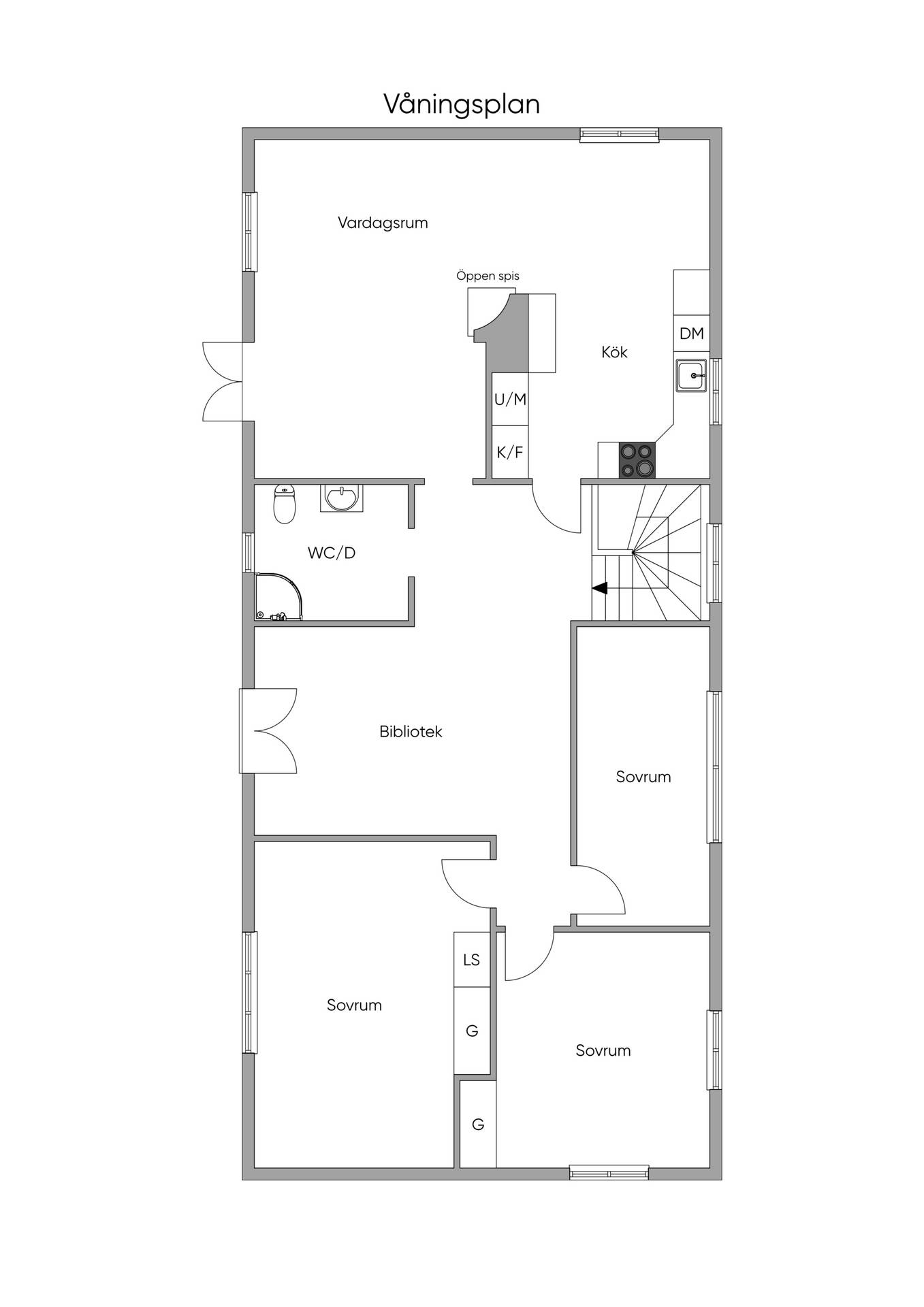 8 rum Villa på Slåttervägen 5B Enebyberg Danderyds kommun - bild 35