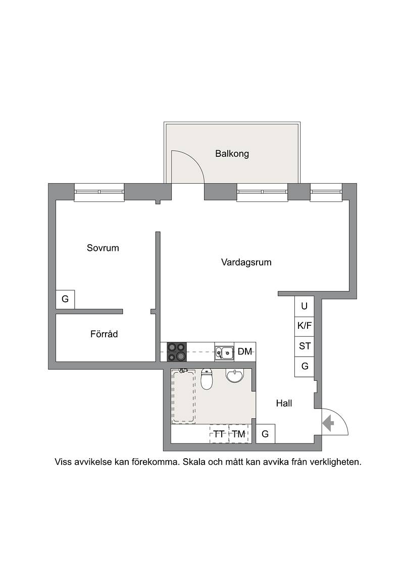 2 rum Lägenhet på Karlslundsvägen 14 Nya Barkarbystaden Järfälla kommun - bild 23
