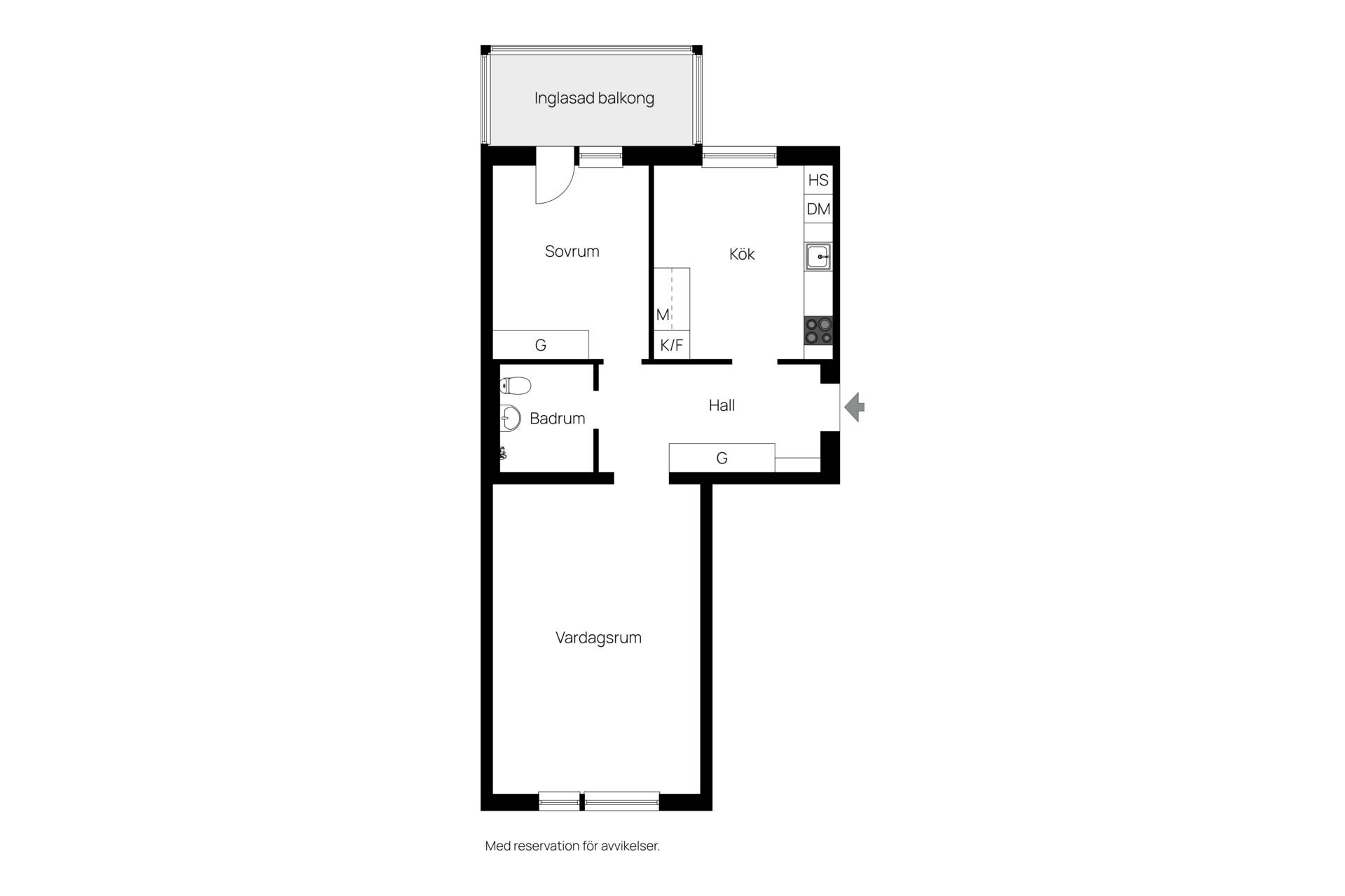 2 rum Lägenhet på Restalundsvägen 83 Centralt / Eklunda / Sörby Örebro kommun - bild 20