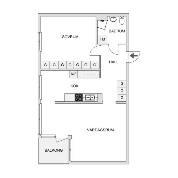 2 rum Lägenhet på Odensalagatan 57B Marielund Östersunds kommun - bild 19