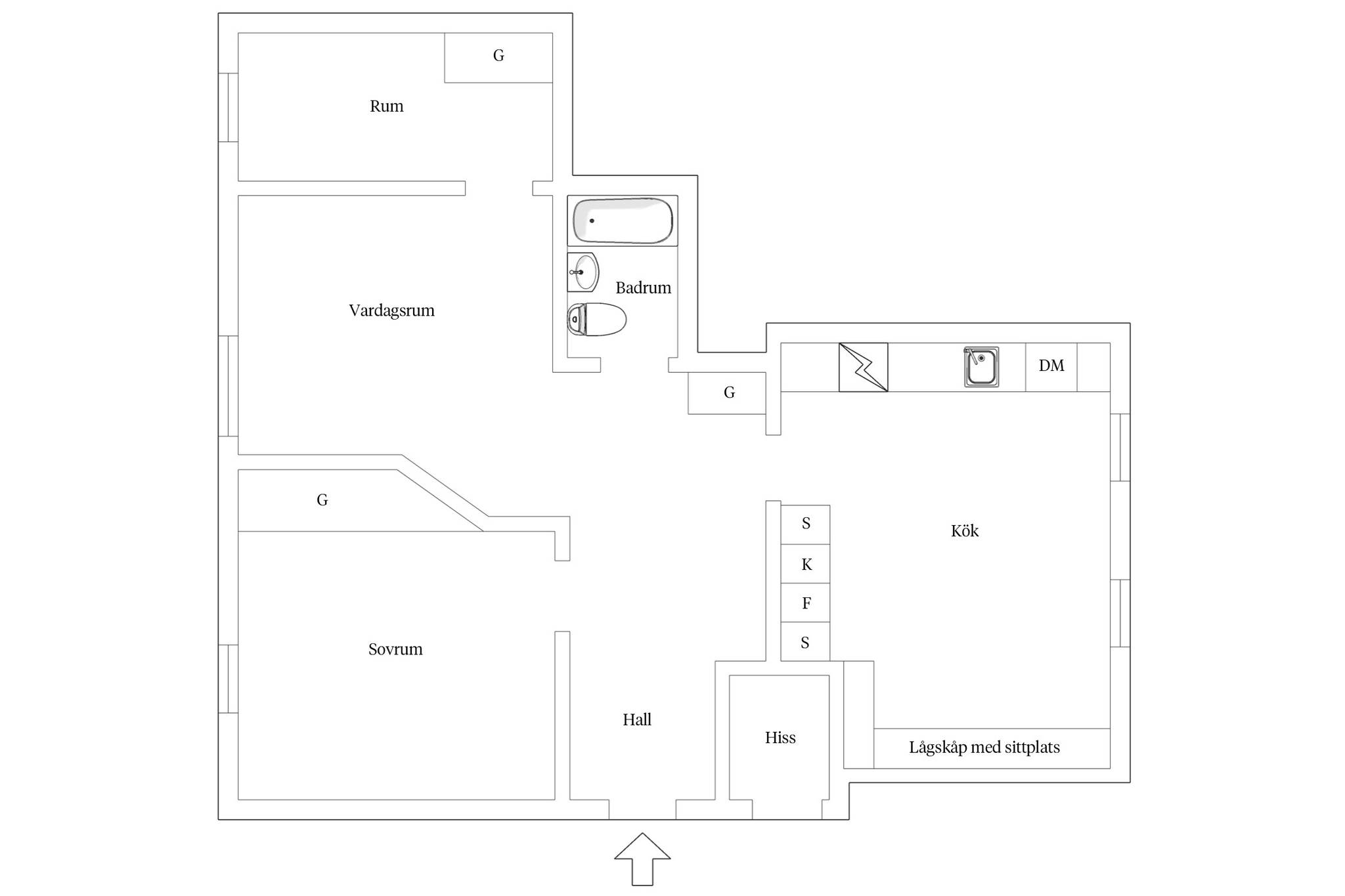 3 rum Lägenhet på Karlsgatan 1B Helsingborg - Centrum Helsingborgs kommun - bild 17