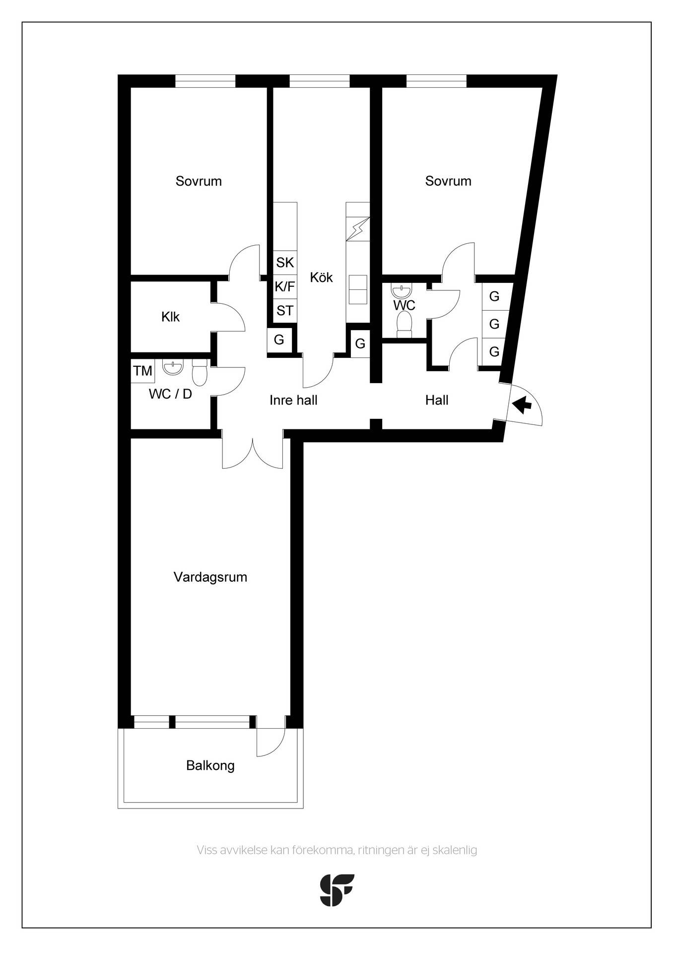 3 rum Lägenhet på Gränsgatan 3 Norr Eskilstuna kommun - bild 19