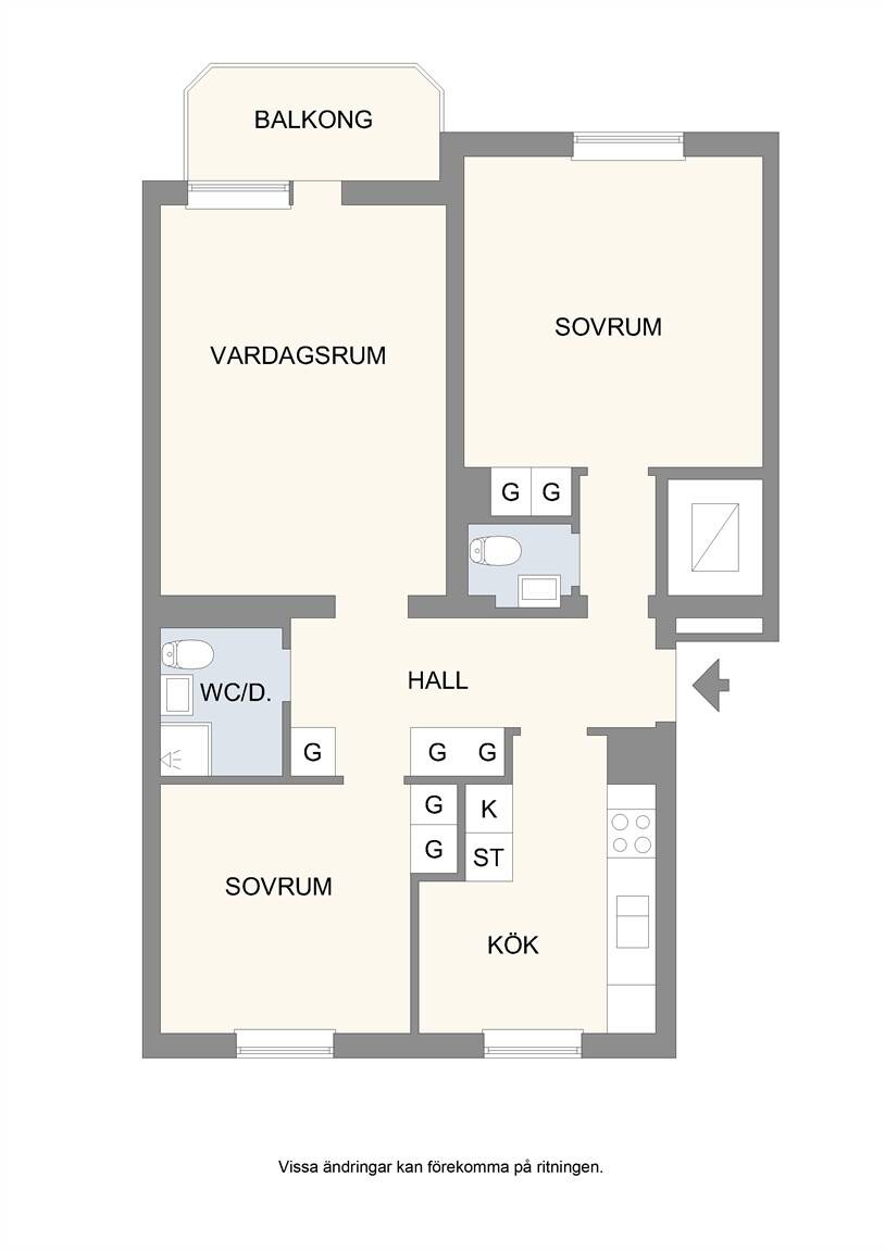 3 rum Lägenhet på Tre krokars gata 11 B Högberget Ludvika kommun - bild 13