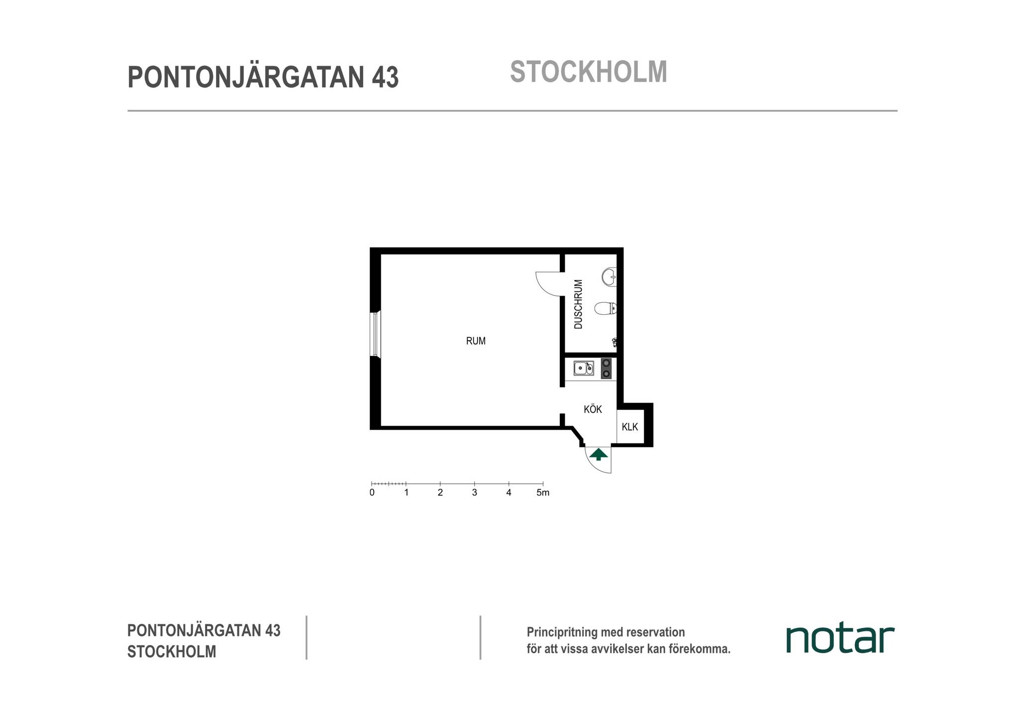 1 rum Lägenhet på Pontonjärgatan 43 Stockholms kommun - bild 21