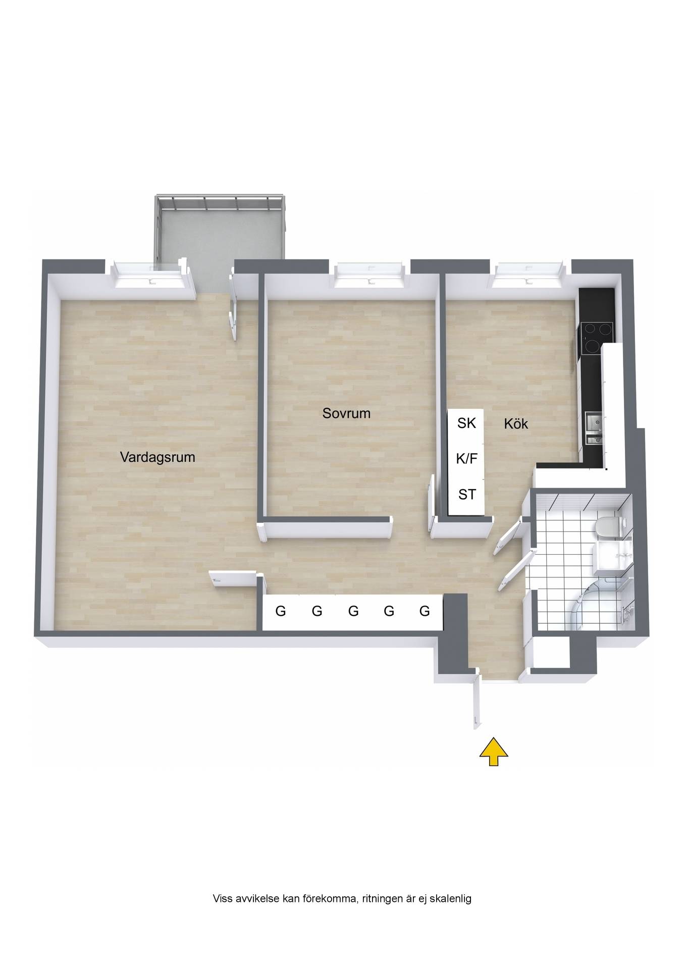 2 rum Lägenhet på Tiundagatan 36B Luthagen Uppsala kommun - bild 26