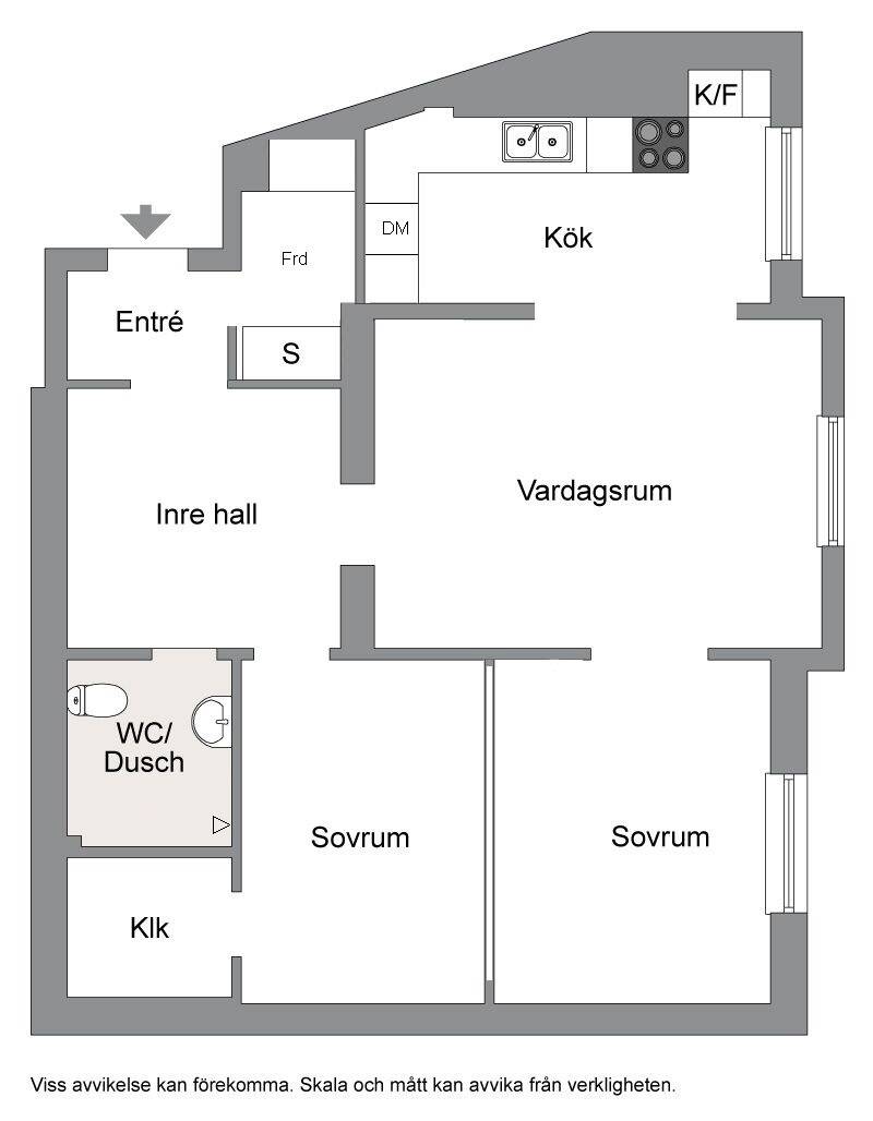 3 rum Lägenhet på Runiusgatan 3 Kungsholmen/Fredhäll Stockholms kommun - bild 24