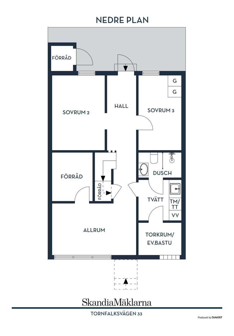 5 rum Radhus på Tornfalksvägen 33 Bosvedjan Sundsvalls kommun - bild 34