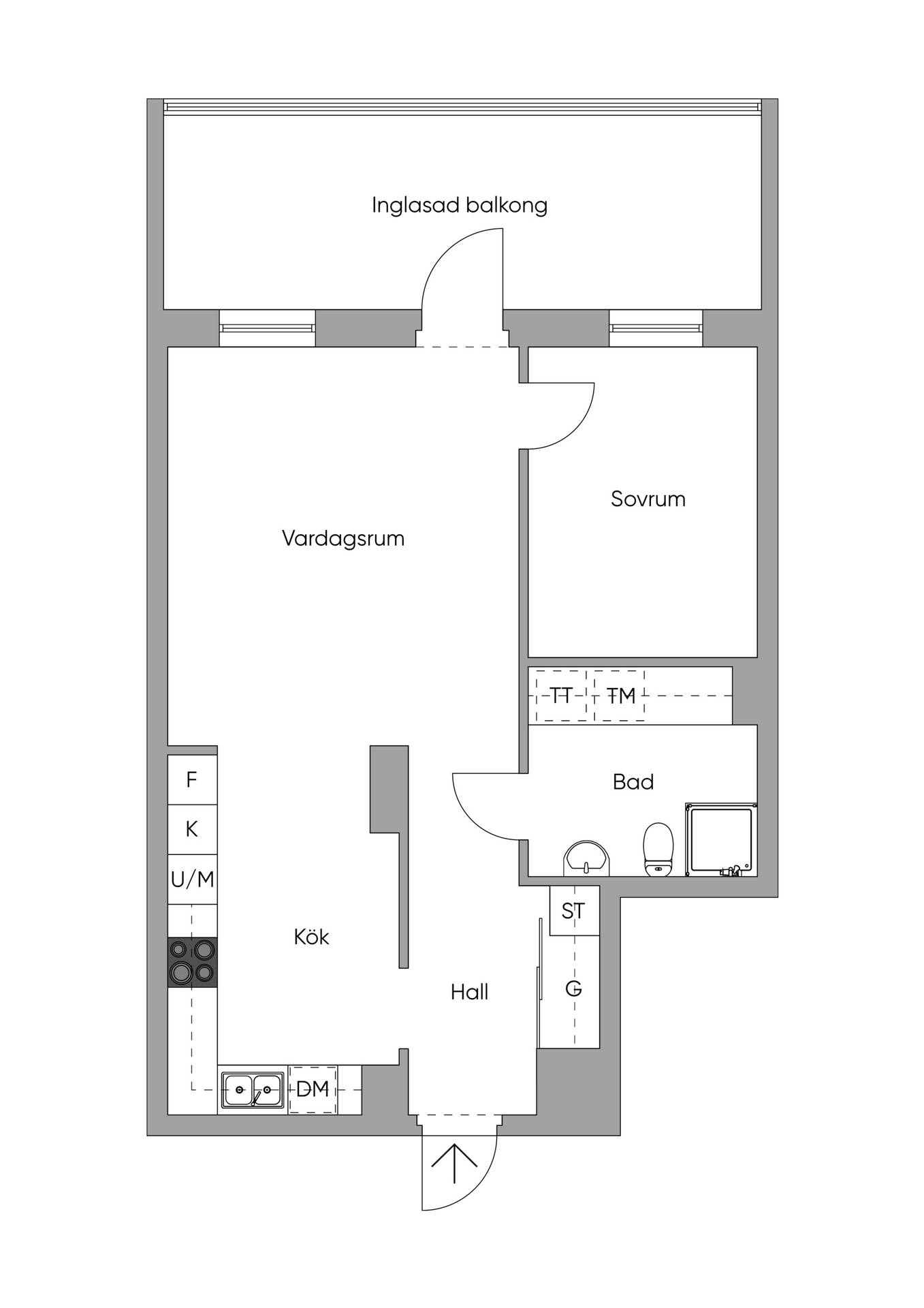 2 rum Lägenhet på Klockar Malms väg 32 Danderyd Danderyds kommun - bild 18