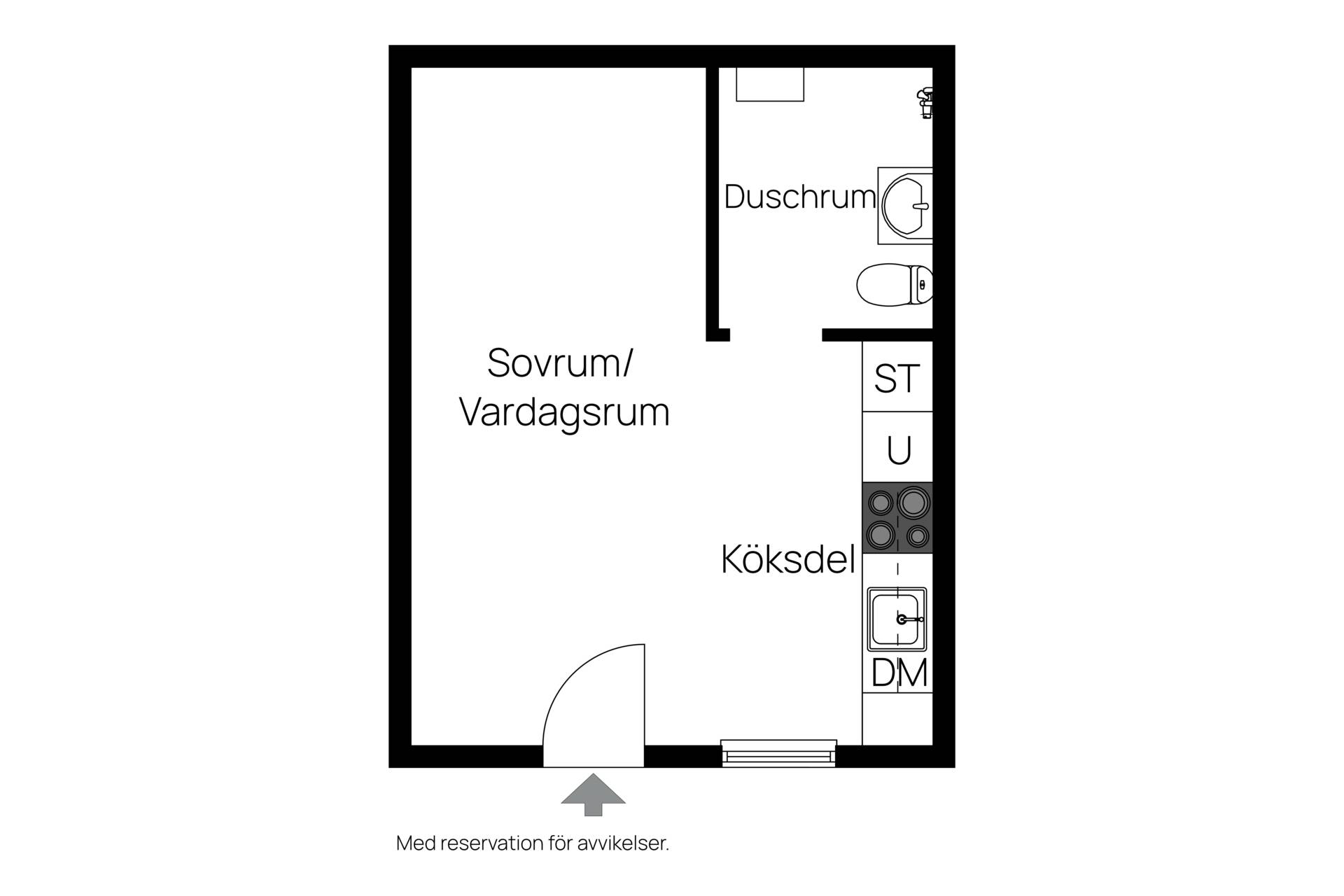 1 rum Lägenhet på Adelsgatan 1 B Visby Innestad Gotlands kommun - bild 12