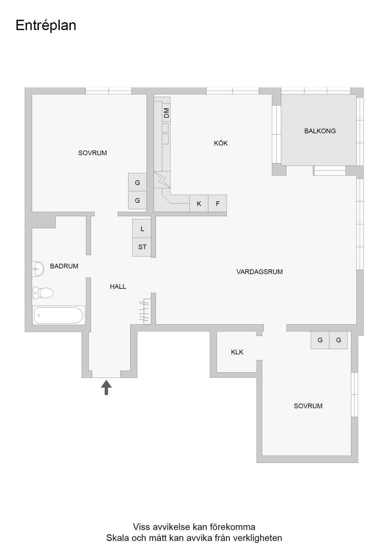 3 rum Lägenhet på Johanneshöjden 4 Centrum/Karlsdal Västerås kommun - bild 31