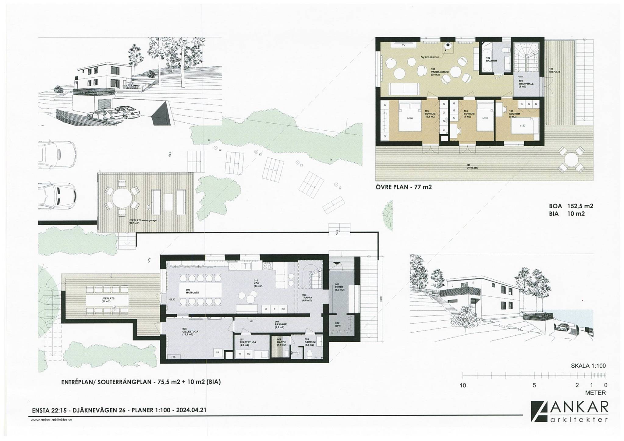 5 rum Villa på Djäknevägen 26 Ensta Täby kommun - bild 43