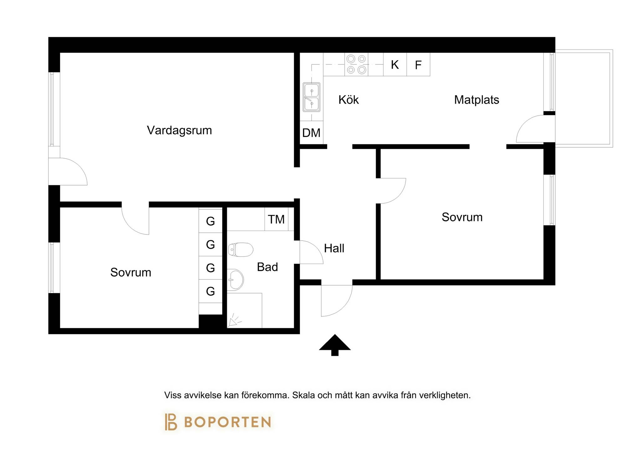 3 rum Lägenhet på Järnvägsgatan 9C Öst på stan Umeå kommun - bild 43